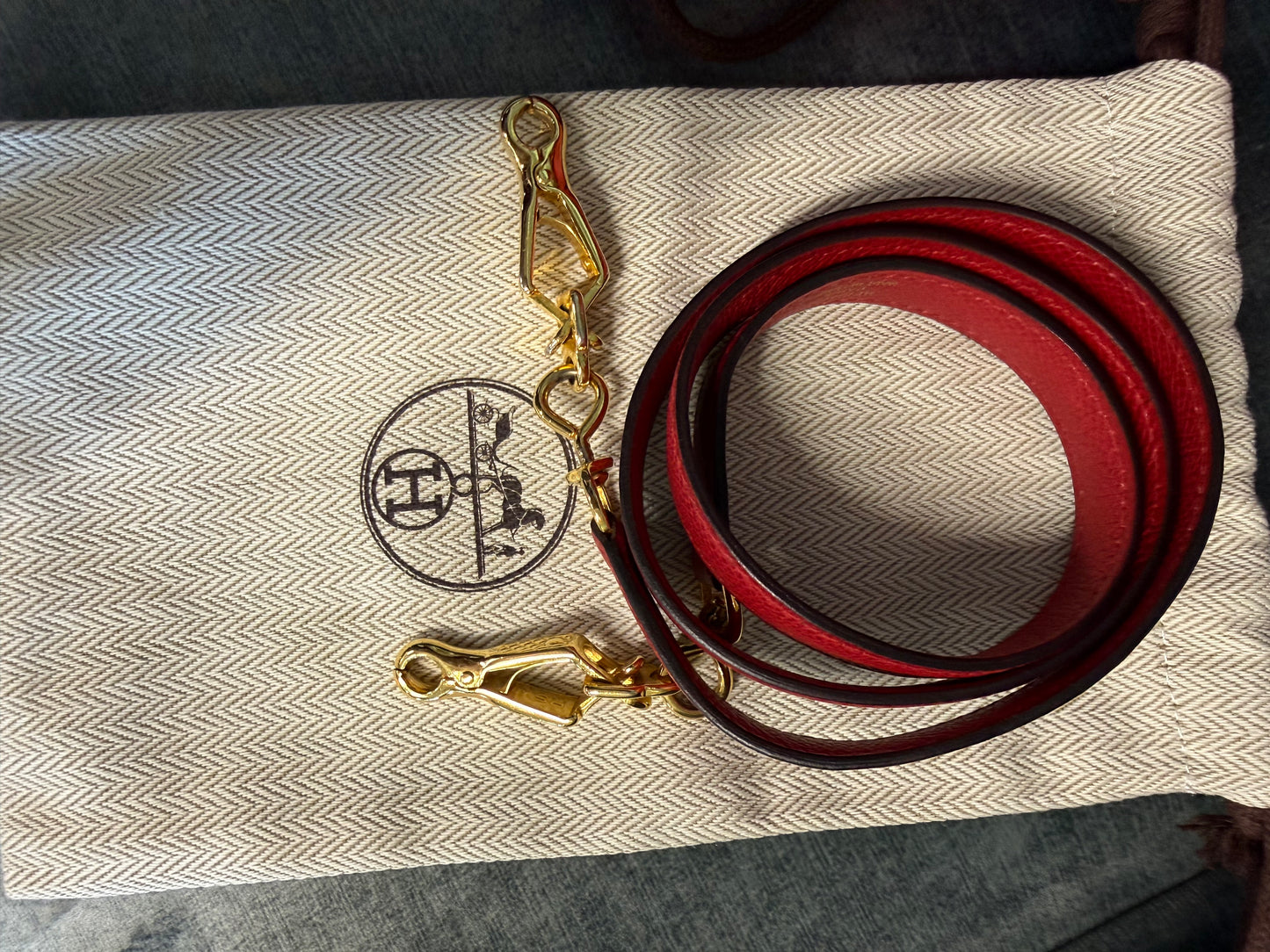 Hermès Kelly 32 Retourne in Rouge H – 1990