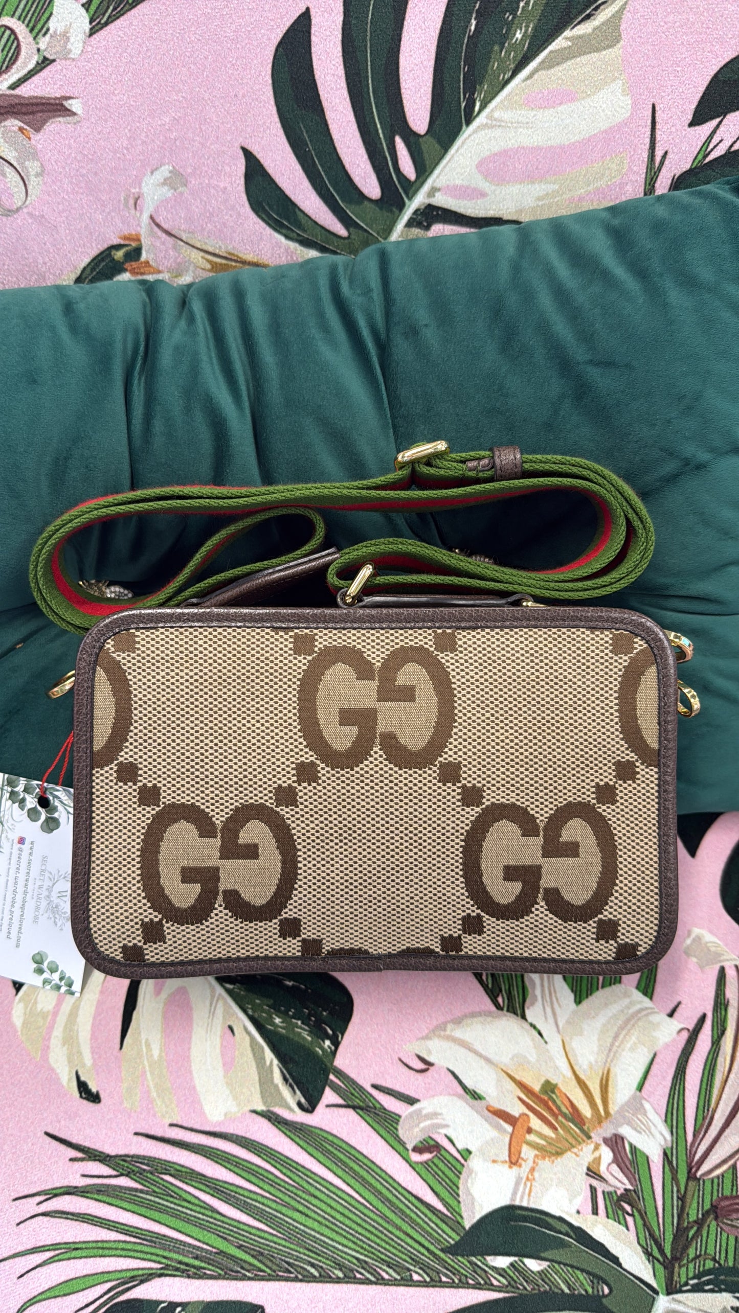 Gucci GG Supreme Canvas Crossbody Bag