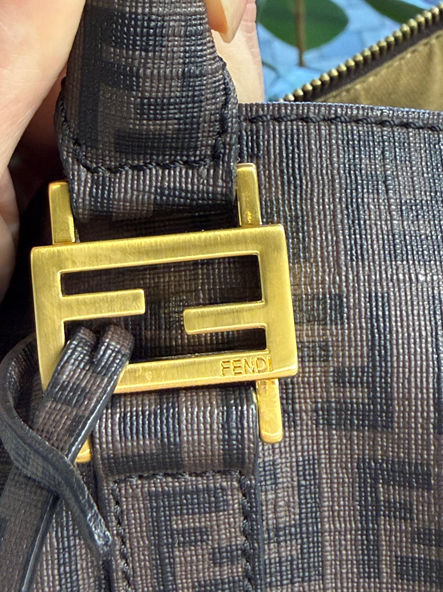 Fendi Zucca ‘Forever’ Boston Bag