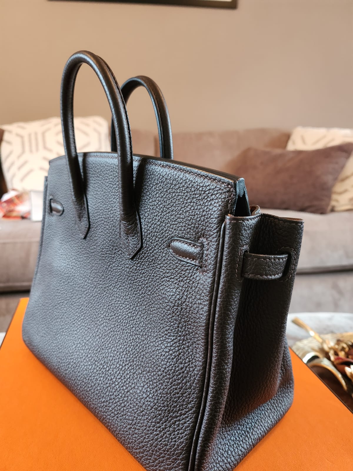 Hermès Birkin 25 in Ebene on Togo
