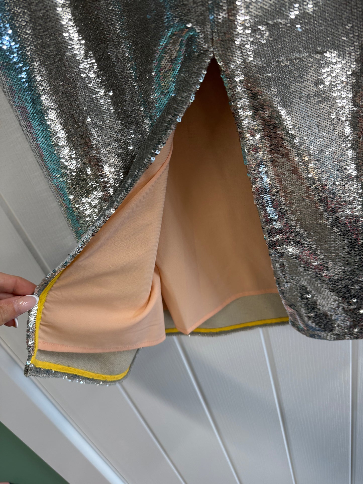 Diane von Furstenberg sequin skirt in UK size 10