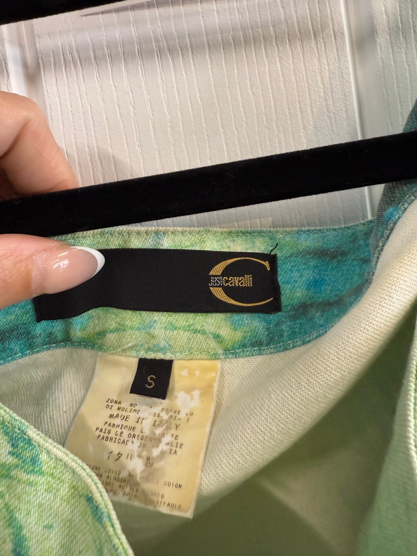 Roberto Cavalli jacket in UK 10