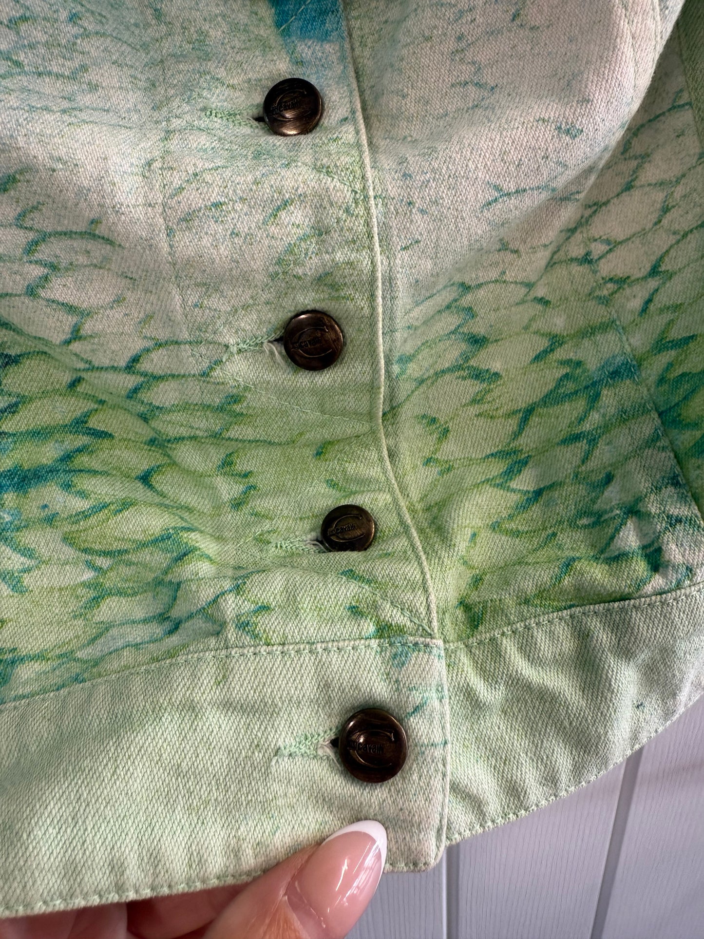 Roberto Cavalli jacket in UK 10