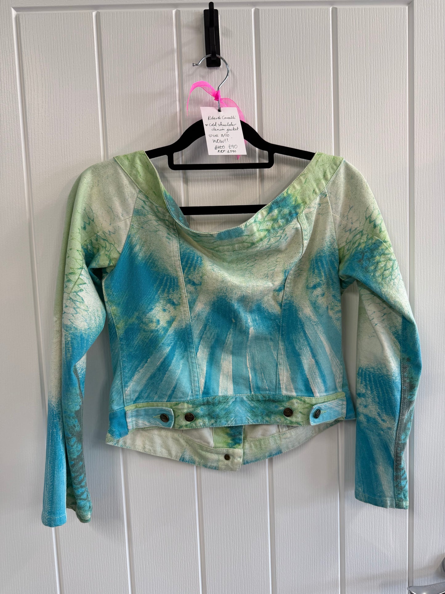 Roberto Cavalli jacket in UK 10