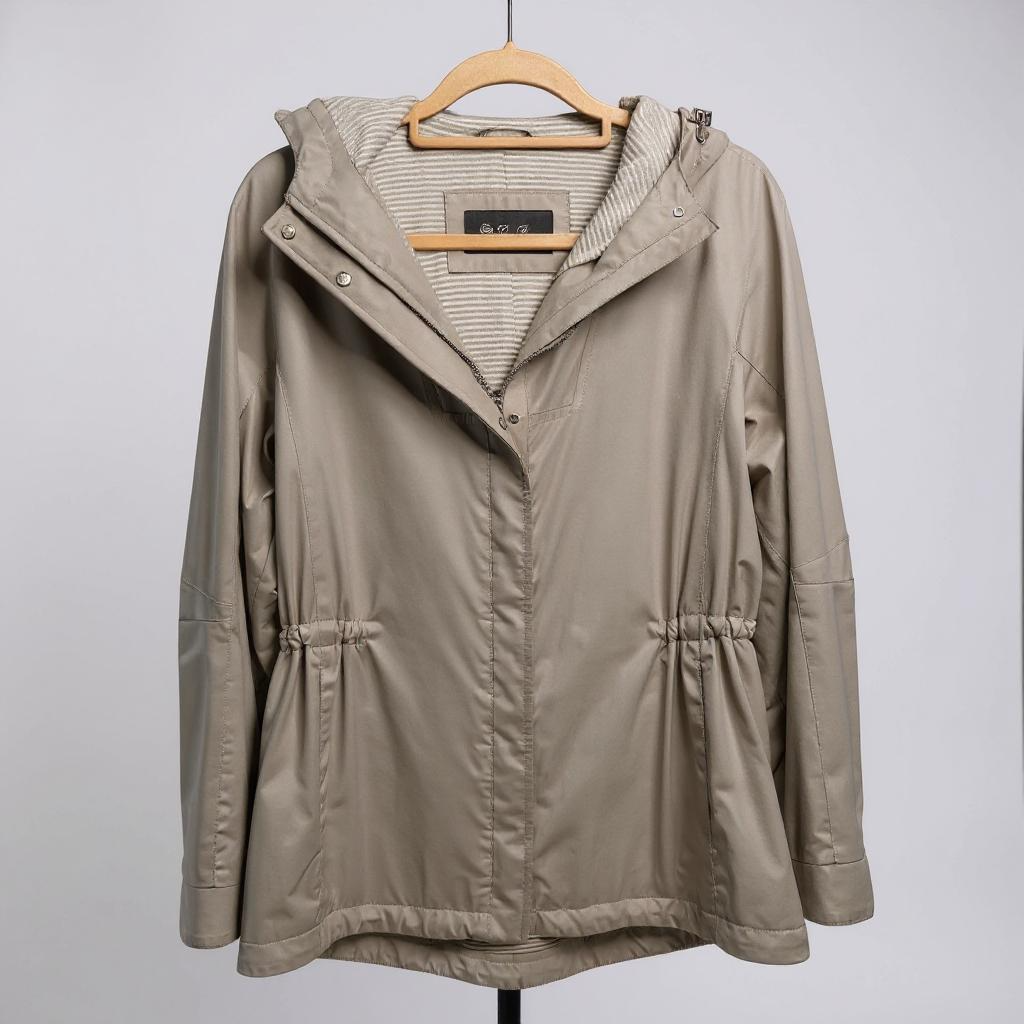 Loro Piana lightweight hooded jacket in IT42