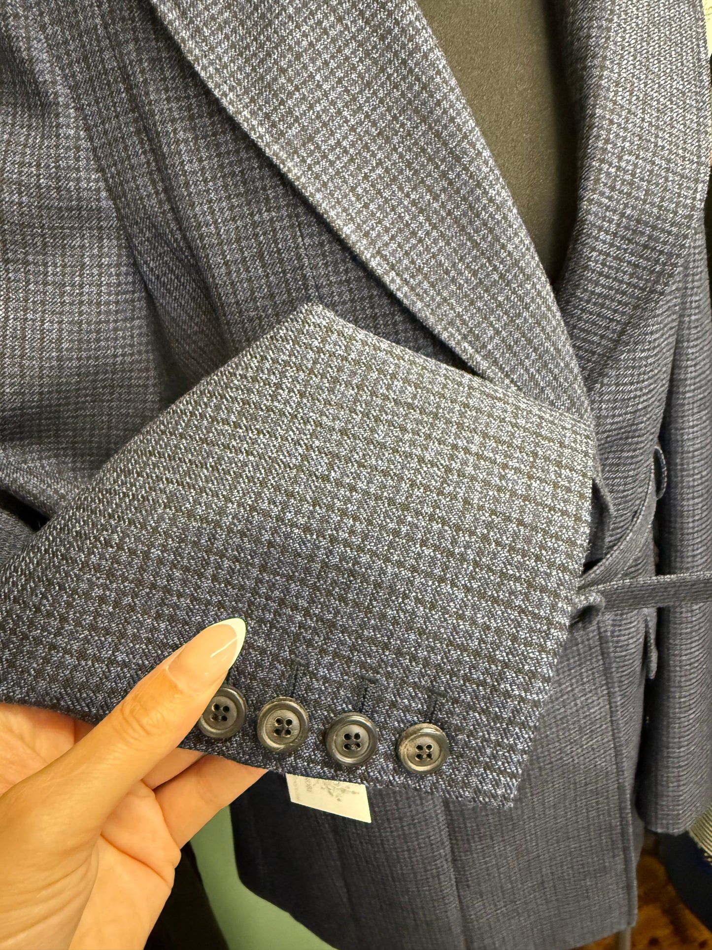 Valentino dark navy jacket uk10/12