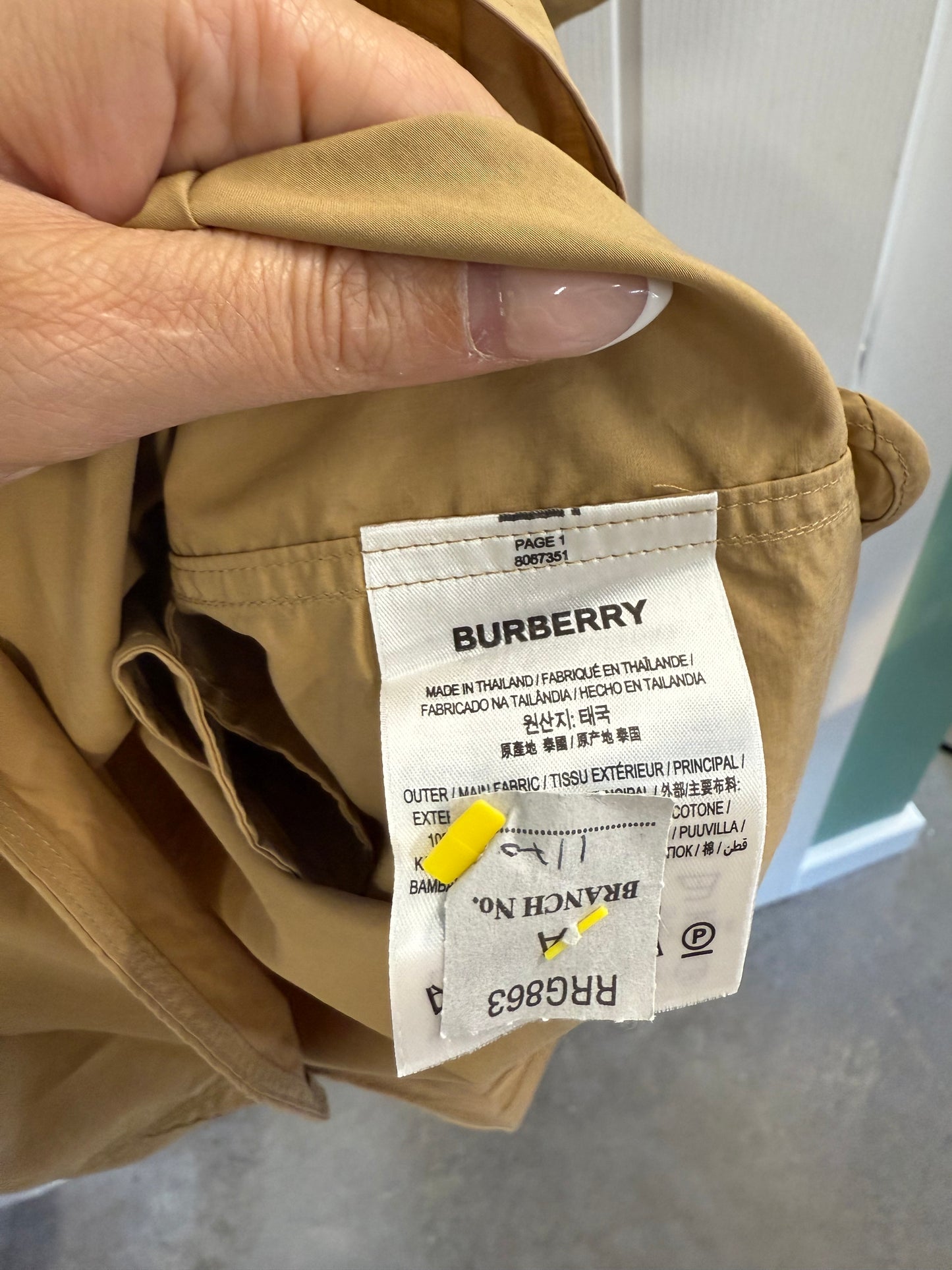 Burberry shirt dress in UK10
