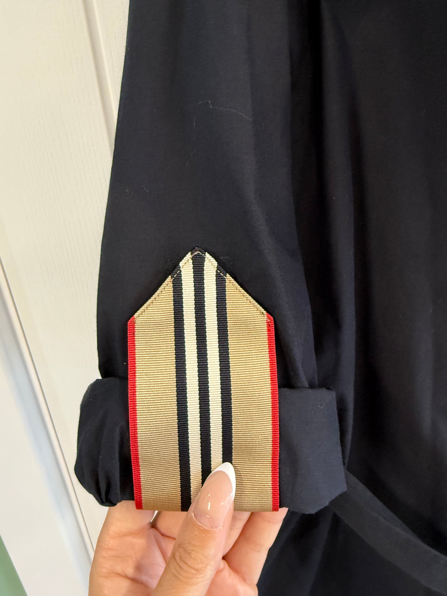 Burberry shirt dress in UK10 black