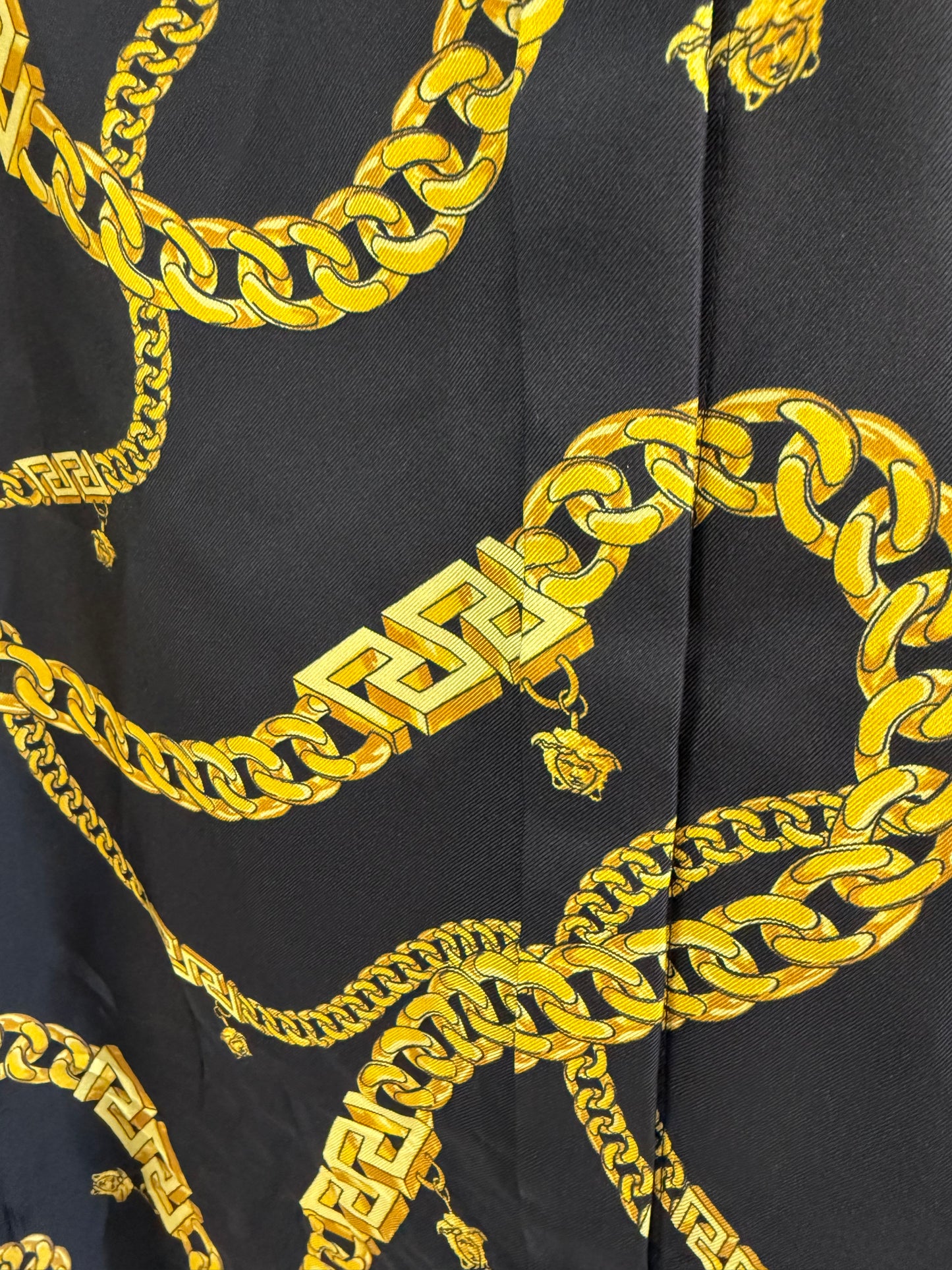Versace silk shirt in UK10