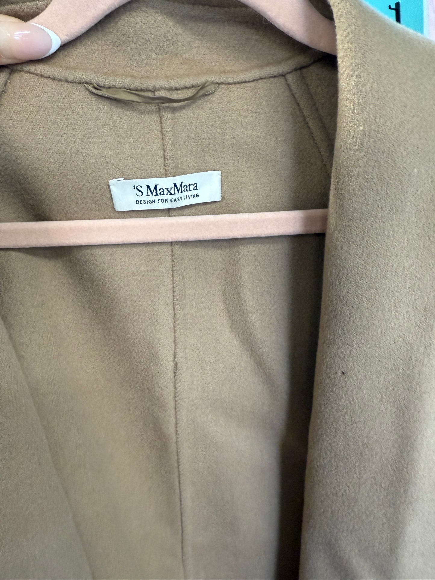 Max Mara camel jacket UK12/14