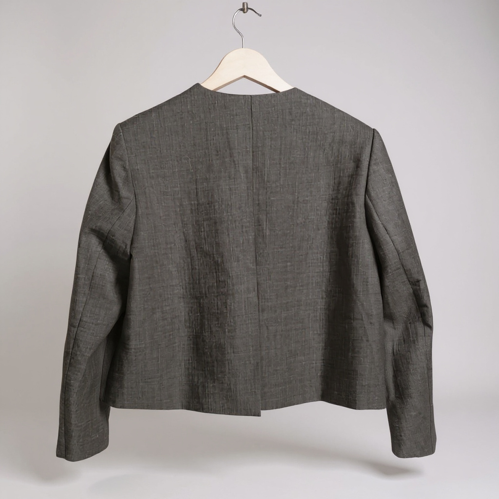Tutussie cropped oversized blazer grey uk12-16