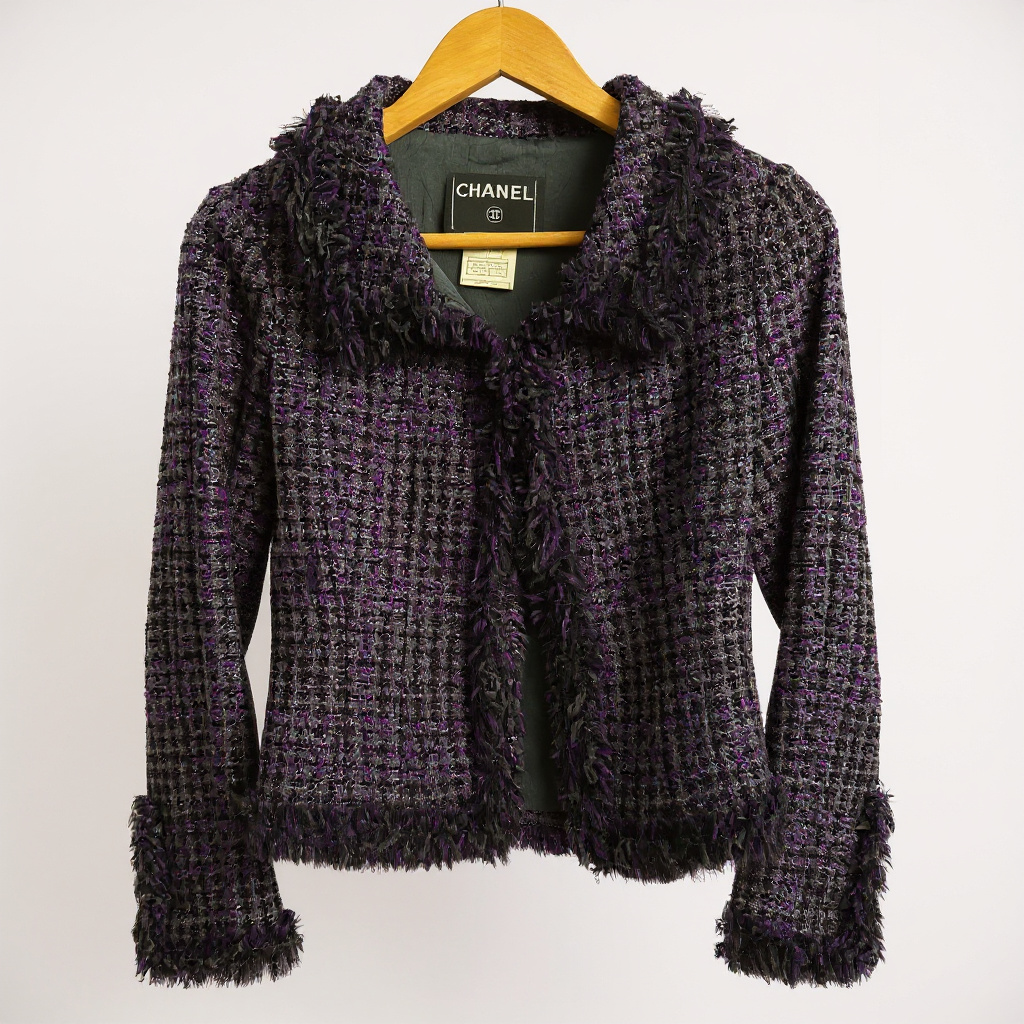 Chanel tweed jacket Autumn/Winter 2003 uk6/8