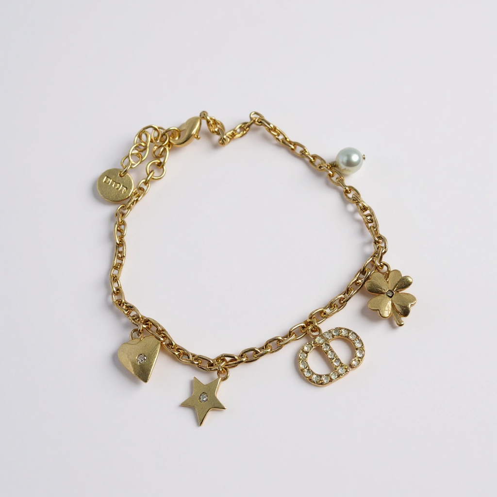 Dior charm bracelet