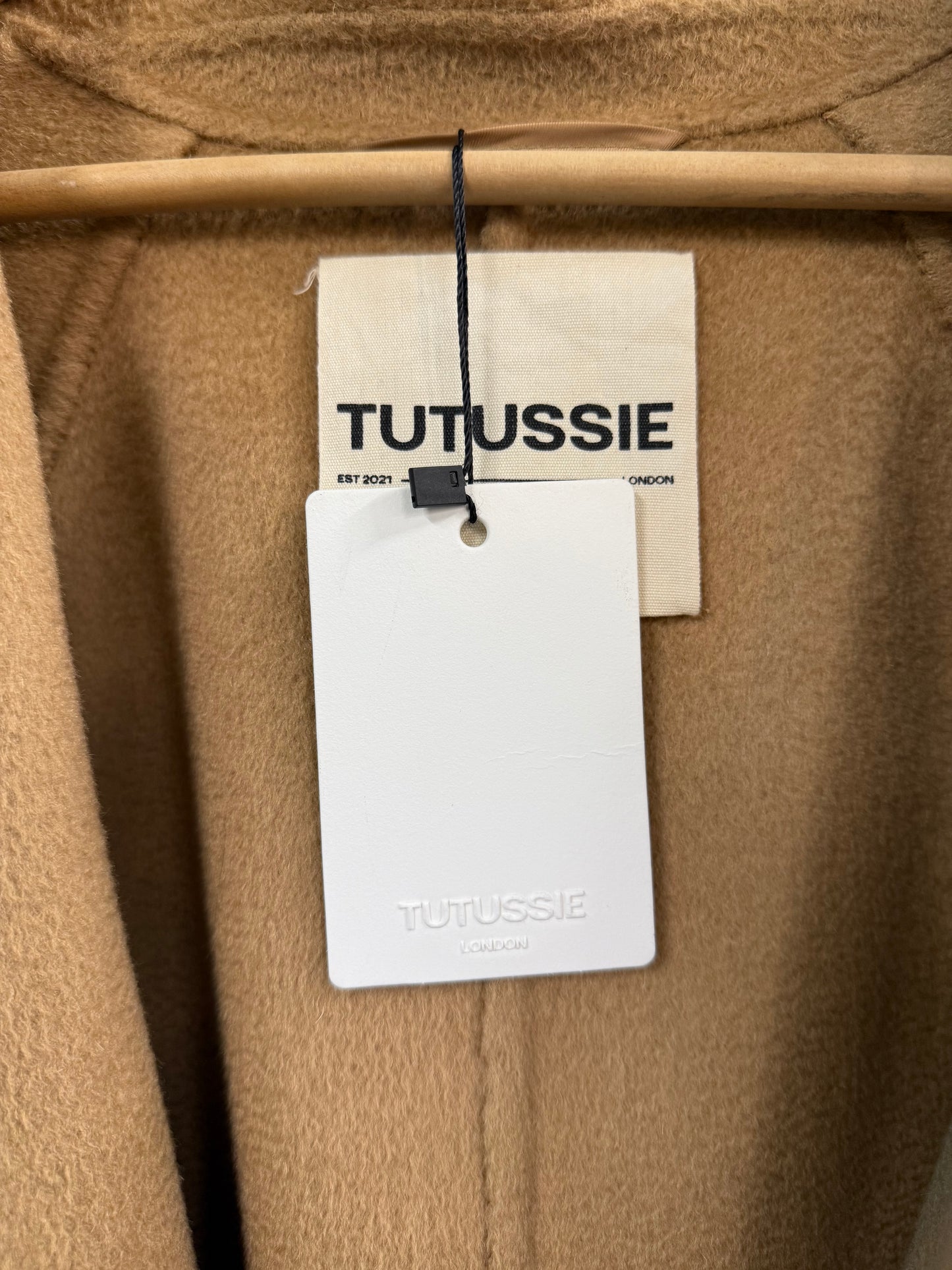 Tutussie Cashmere Merino Wool Coat – Size xs- uk8