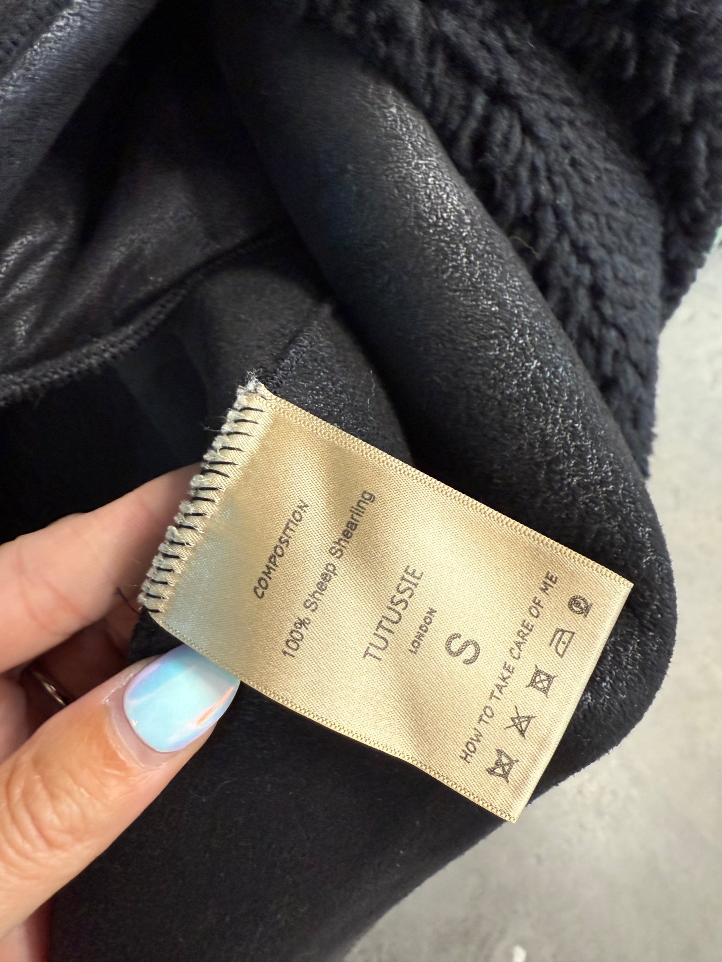 Tutussie Shearling Coat – UK Small (Fits Oversized UK 8/10)