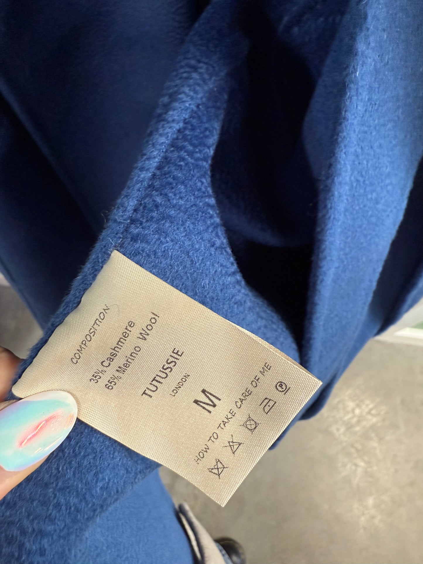 Tutussie Cashmere & Merino Wool Coat – Size Medium