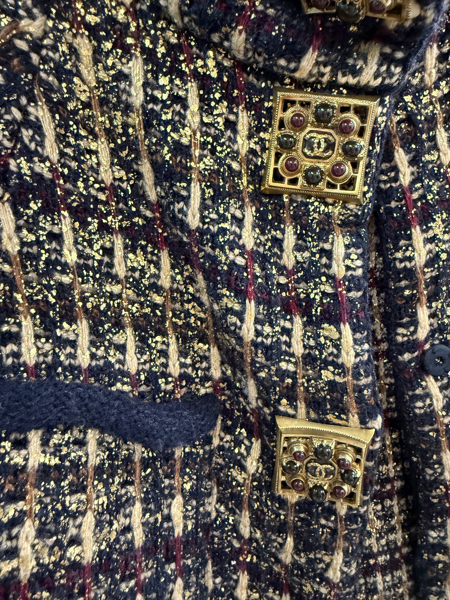 Chanel 10P Tweed Coat – FR36 (UK 8)