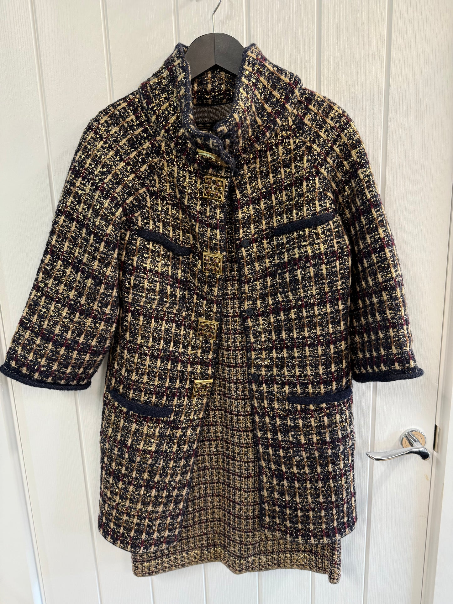 Chanel 10P Tweed Coat – FR36 (UK 8)