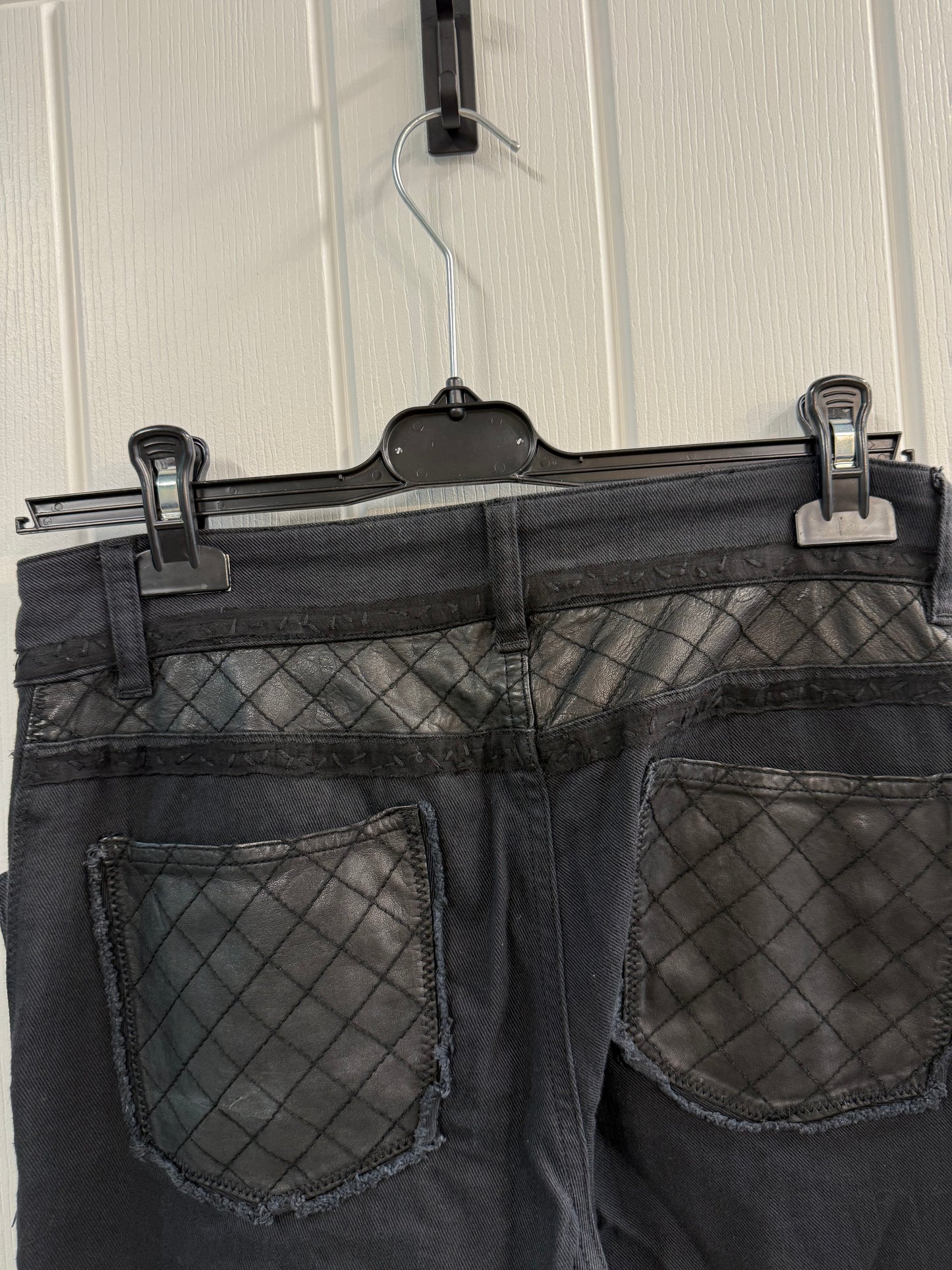 Chanel Black Patchwork Jeans – FR38 (UK 10)