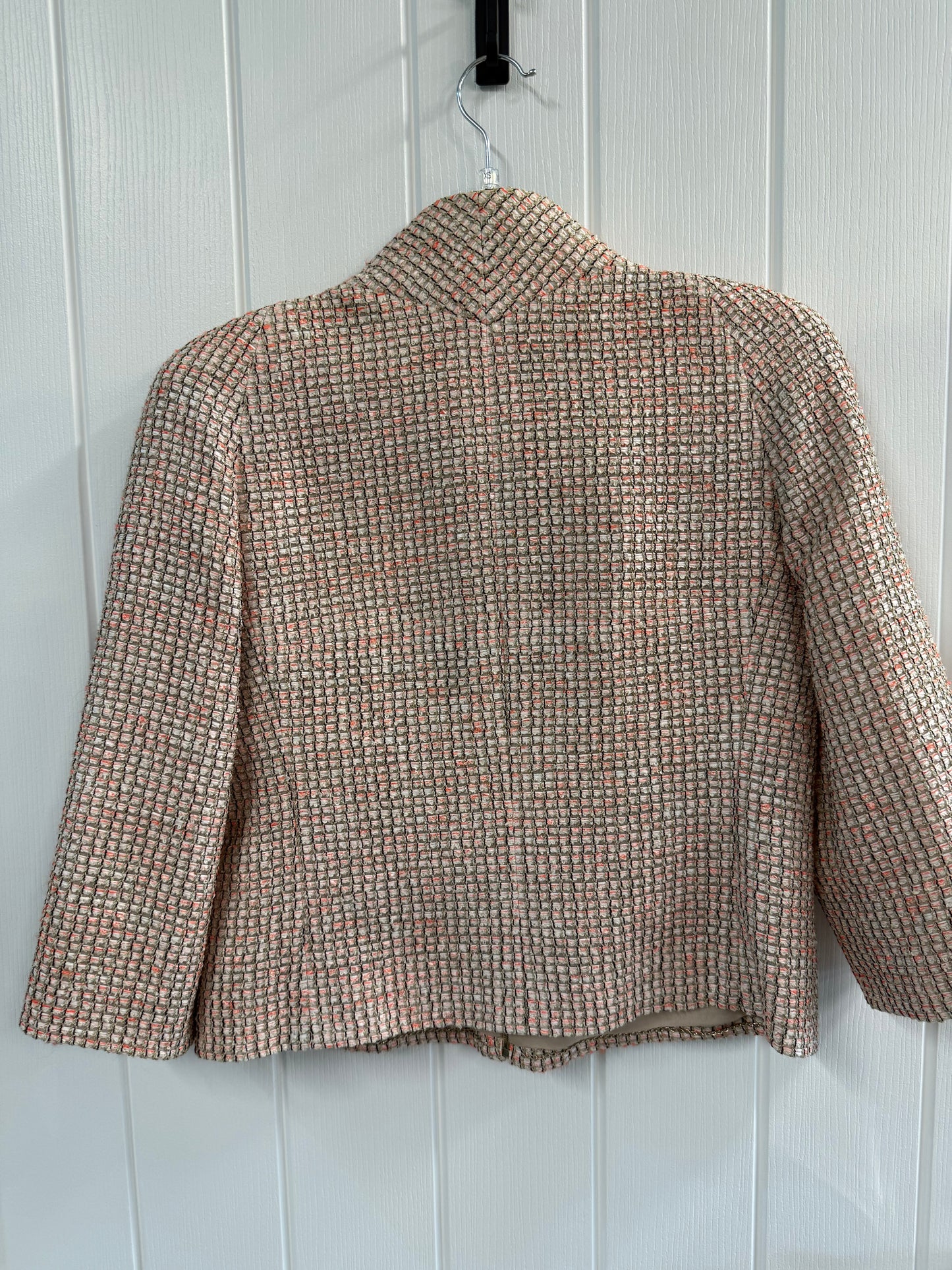 Chanel Pastel Tweed Zip Jacket – FR38 (UK 10)