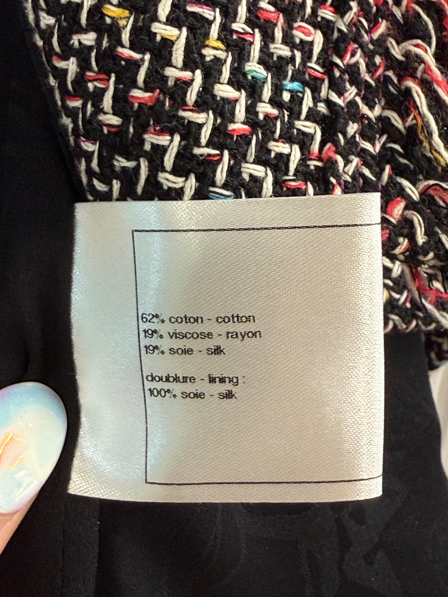 Chanel Tweed Jacket – FR38 (UK10)