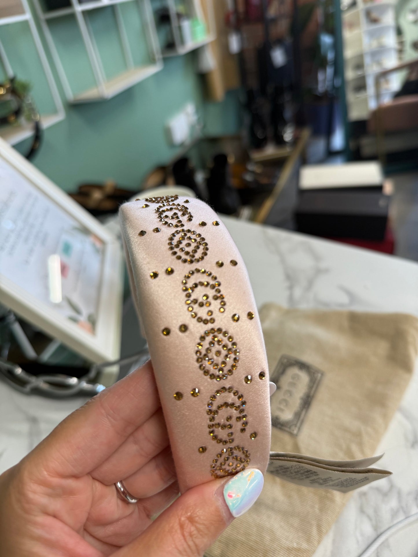 Gucci pink headband