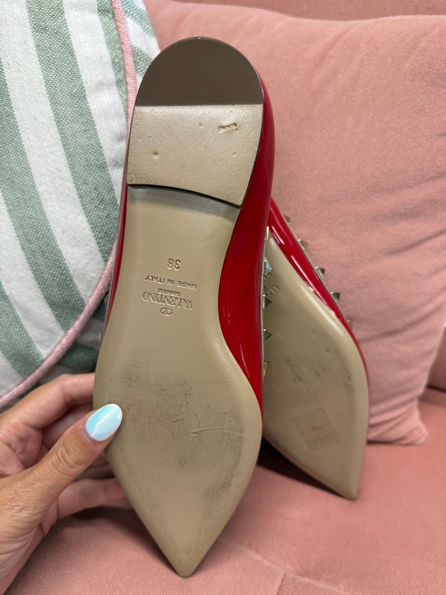 Valentino Garavani Rockstud Flats – UK 5