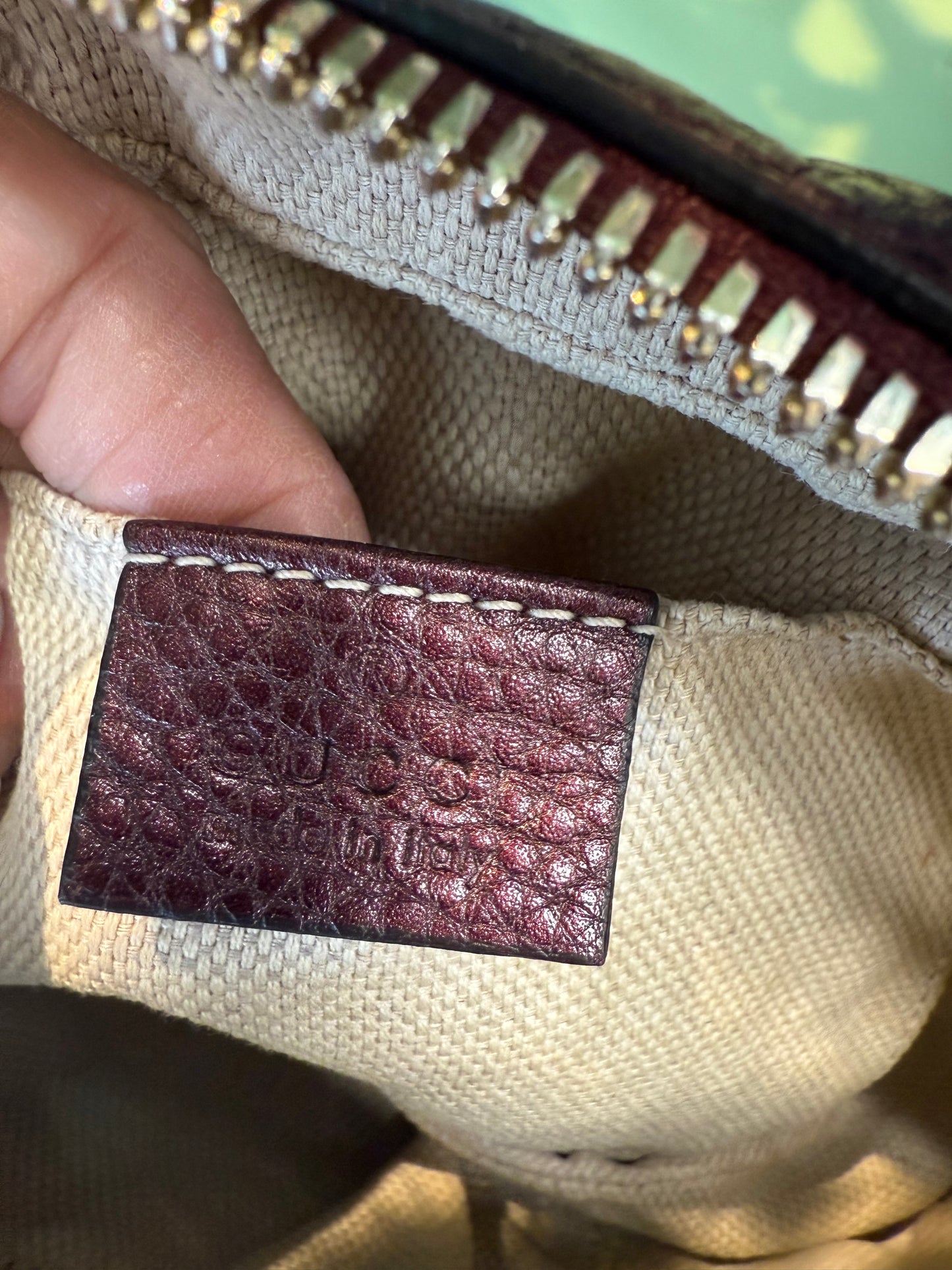 Gucci Soho Disco Bag in Burgundy Pebbled Leather