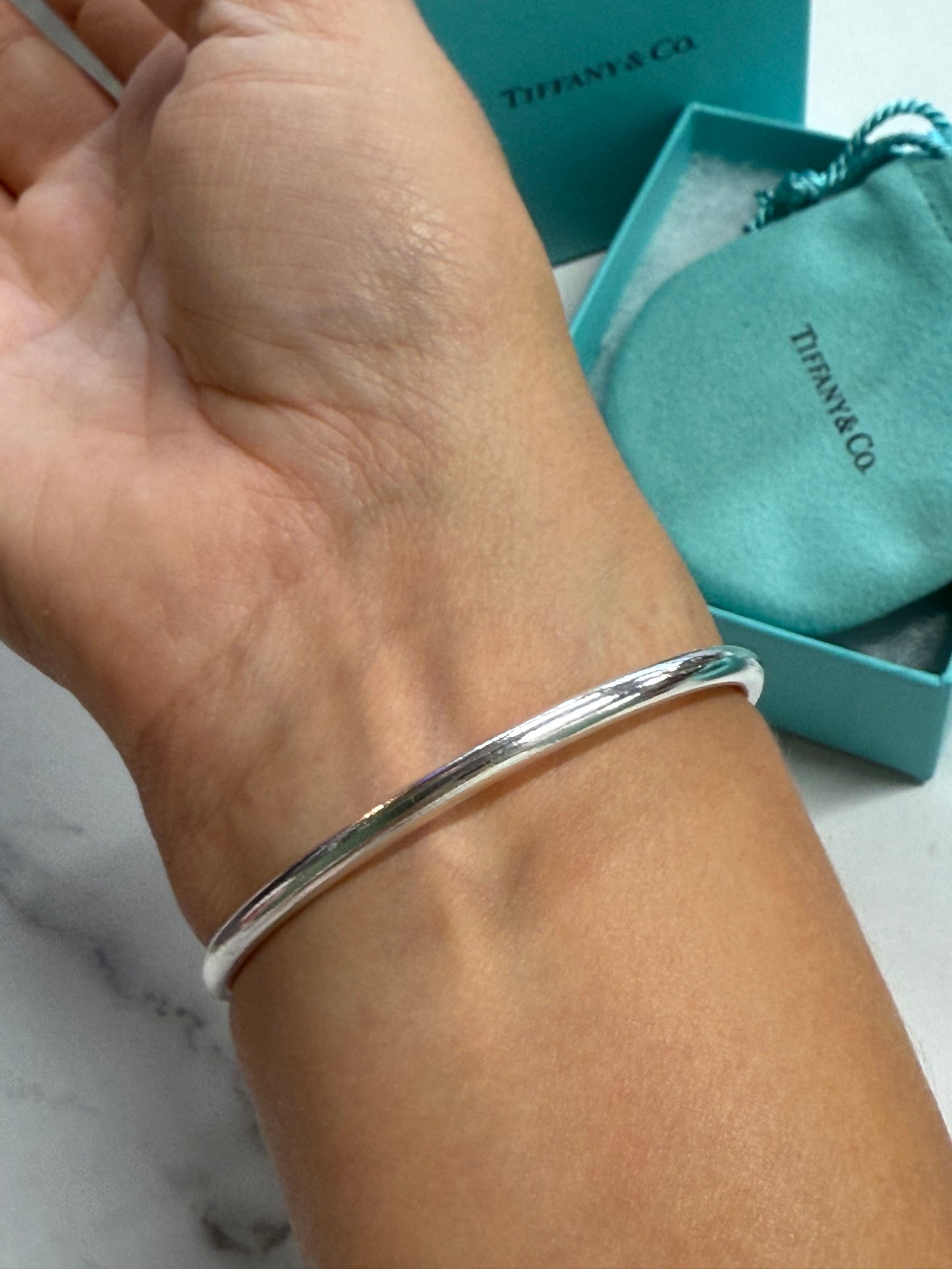 Tiffany & Co. 1837™ Narrow Cuff Bangle – Sterling Silver