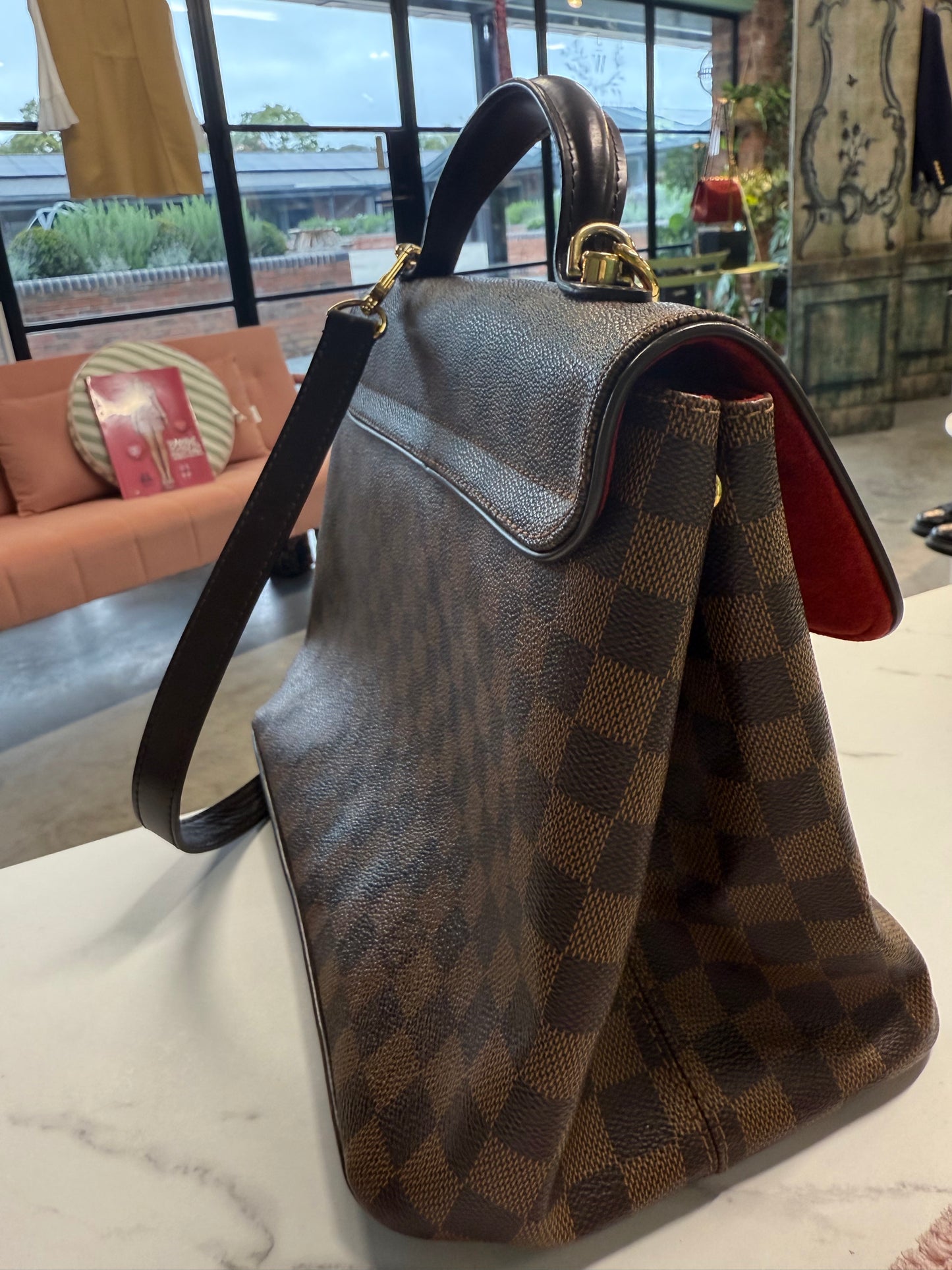 Louis Vuitton Damier Ebene Sistina PM