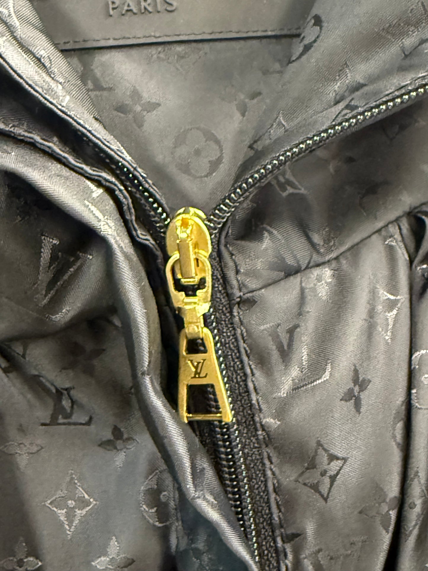 Louis Vuitton Monogram Hooded Parka in Black