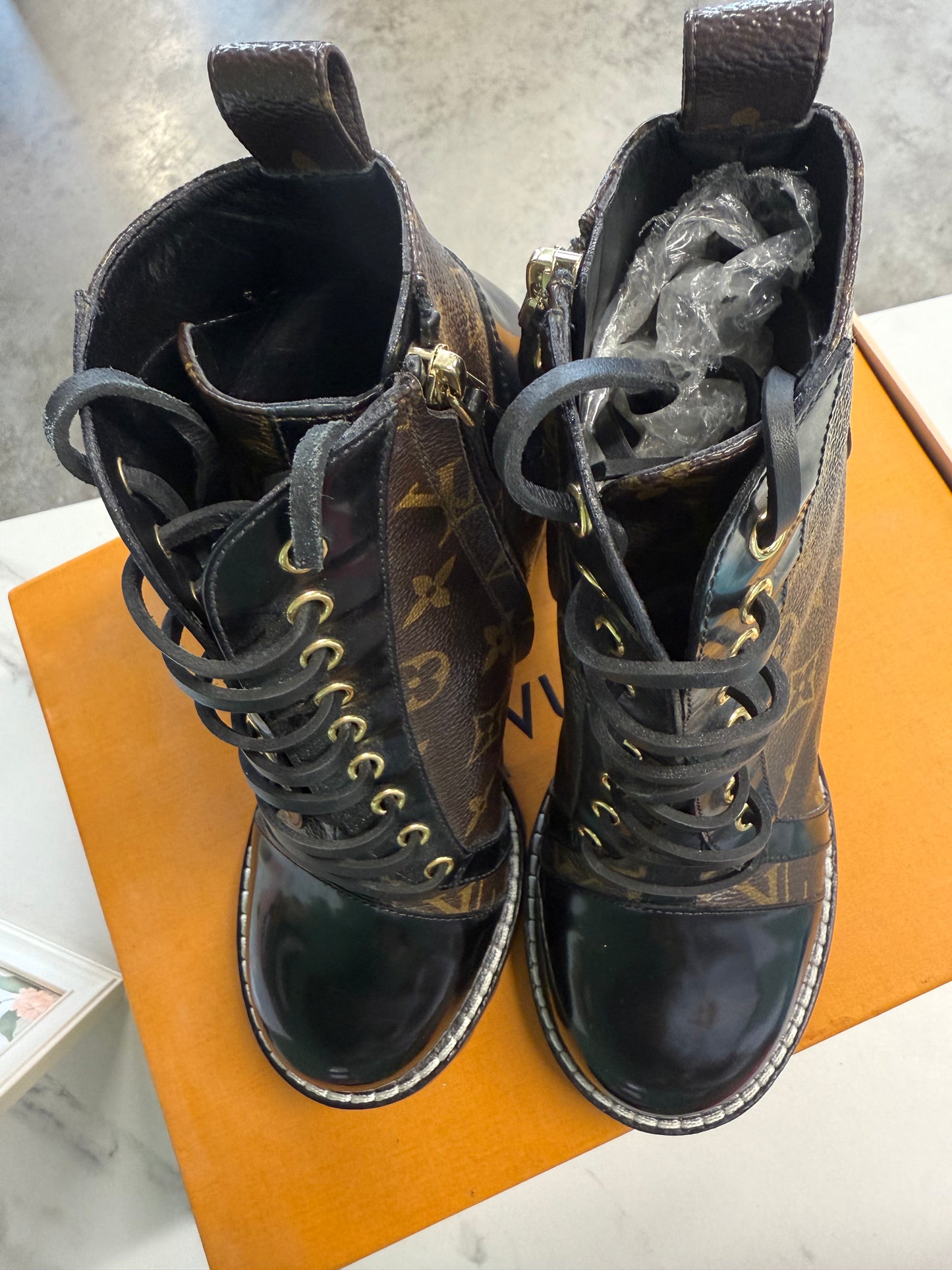 Louis Vuitton “Star Trail” Ankle Boots UK40