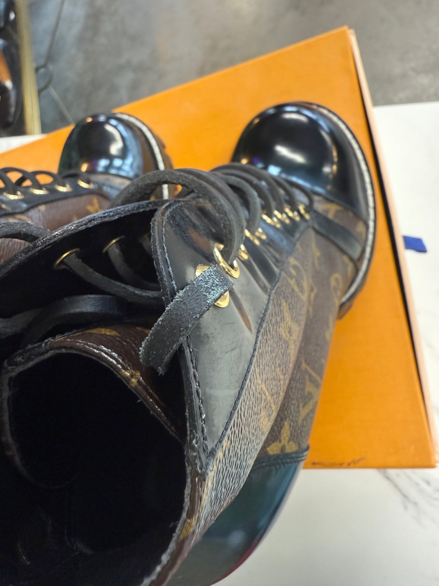 Louis Vuitton “Star Trail” Ankle Boots UK40