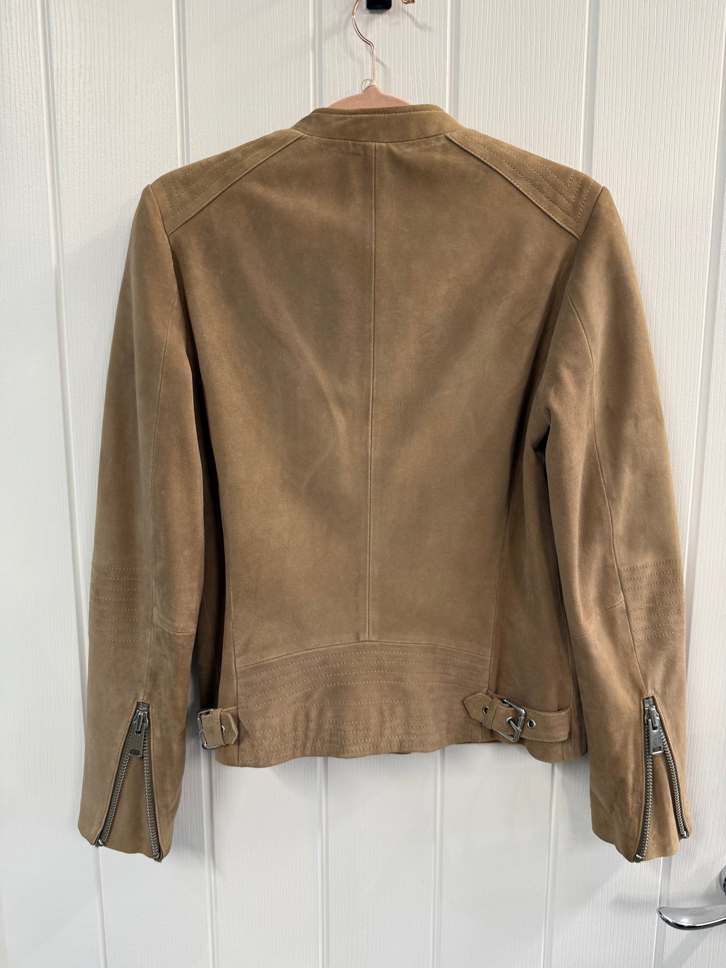 Reiss Suede Biker Jacket – UK 10
