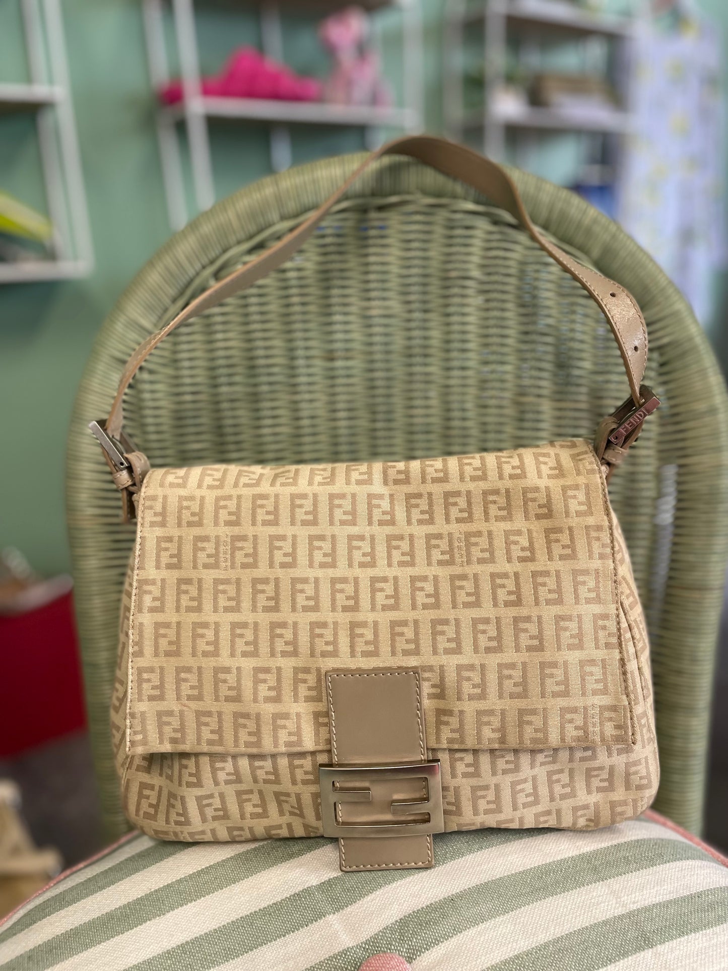 Fendi Zucca Baguette