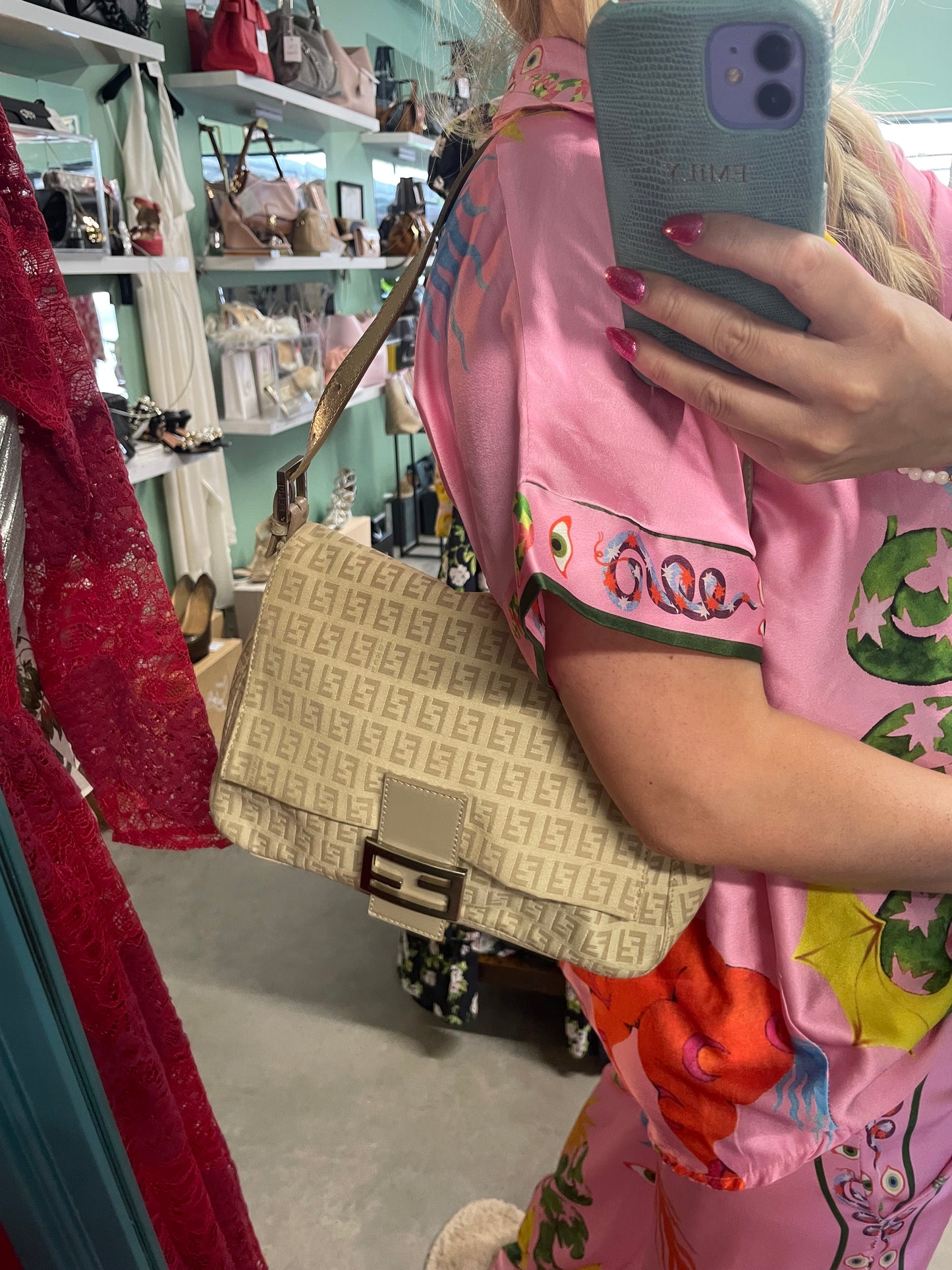 Fendi Zucca Baguette