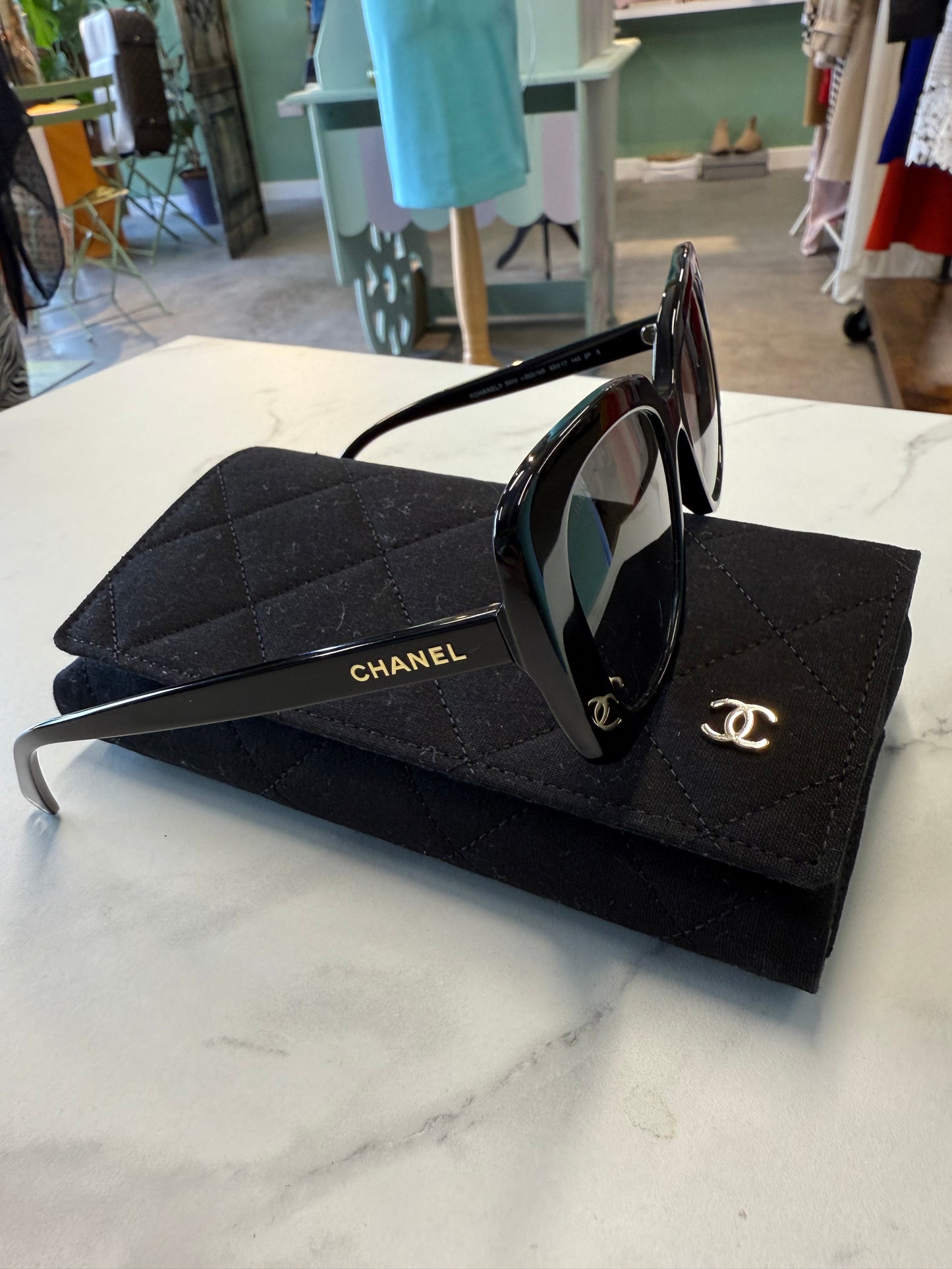 Chanel oversized sunglasses