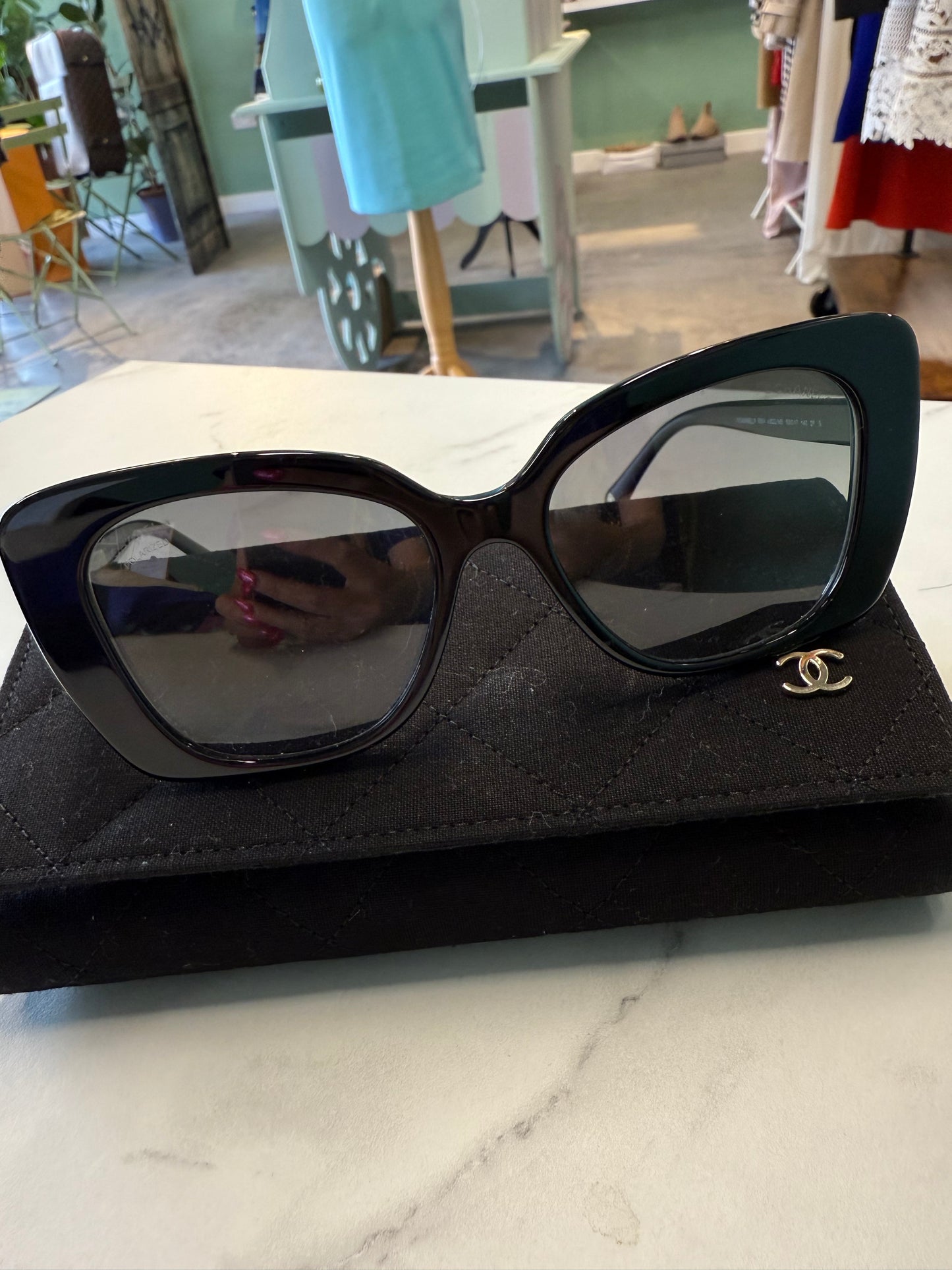 Chanel oversized sunglasses