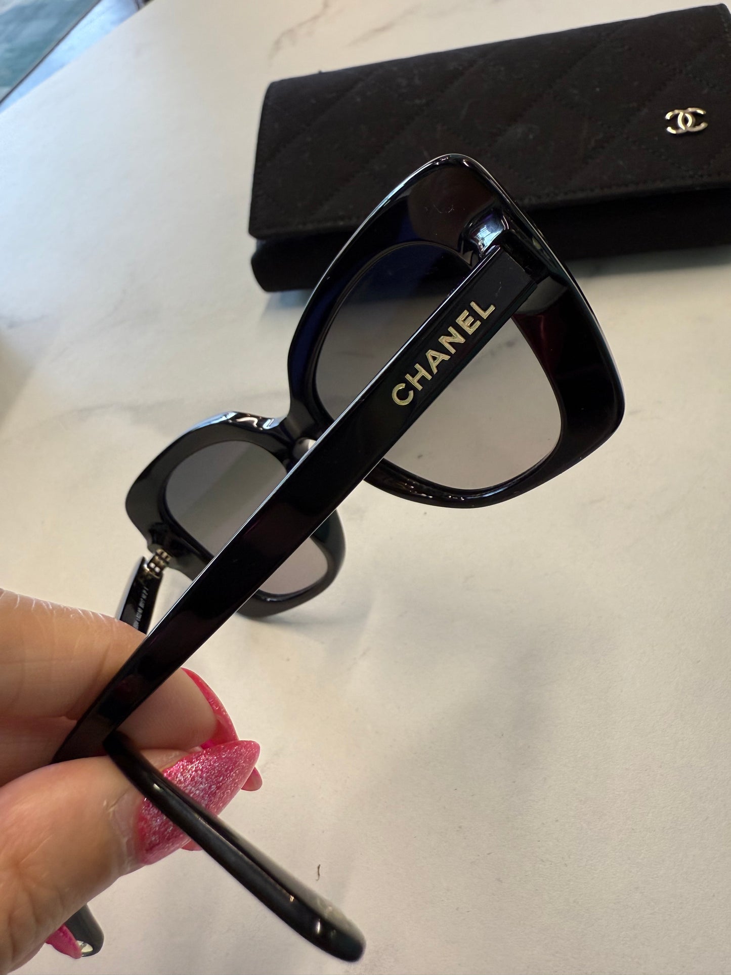 Chanel oversized sunglasses