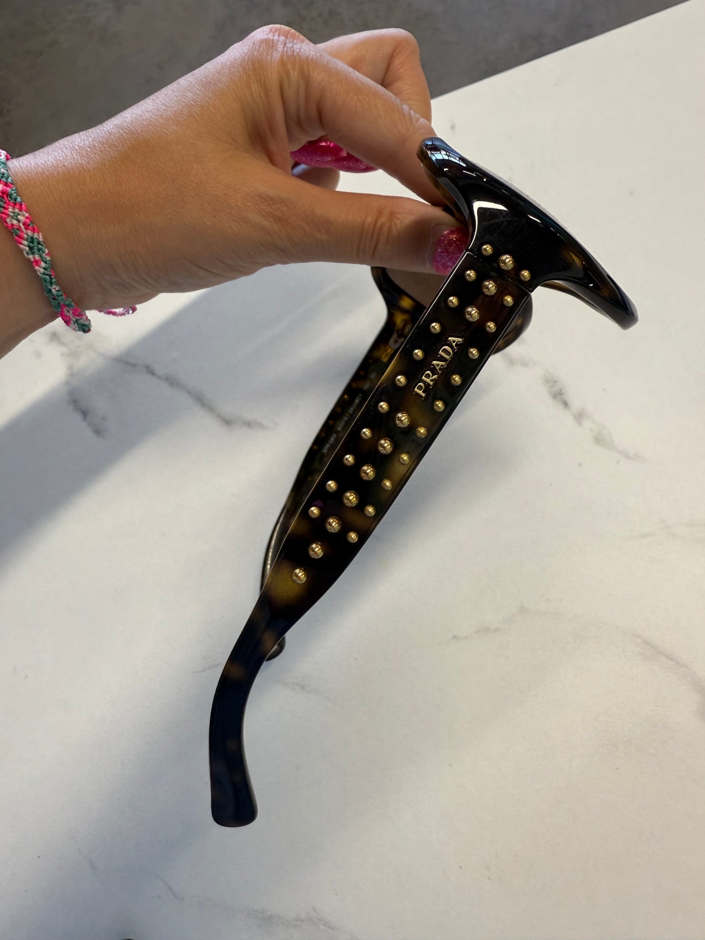 Prada oval sunglasses