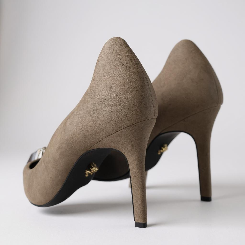 Versace suede 3D Medusa UK6