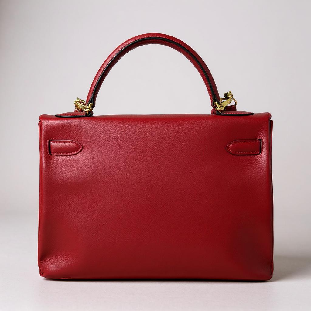 Hermès Kelly 32 Retourne in Rouge H – 1990