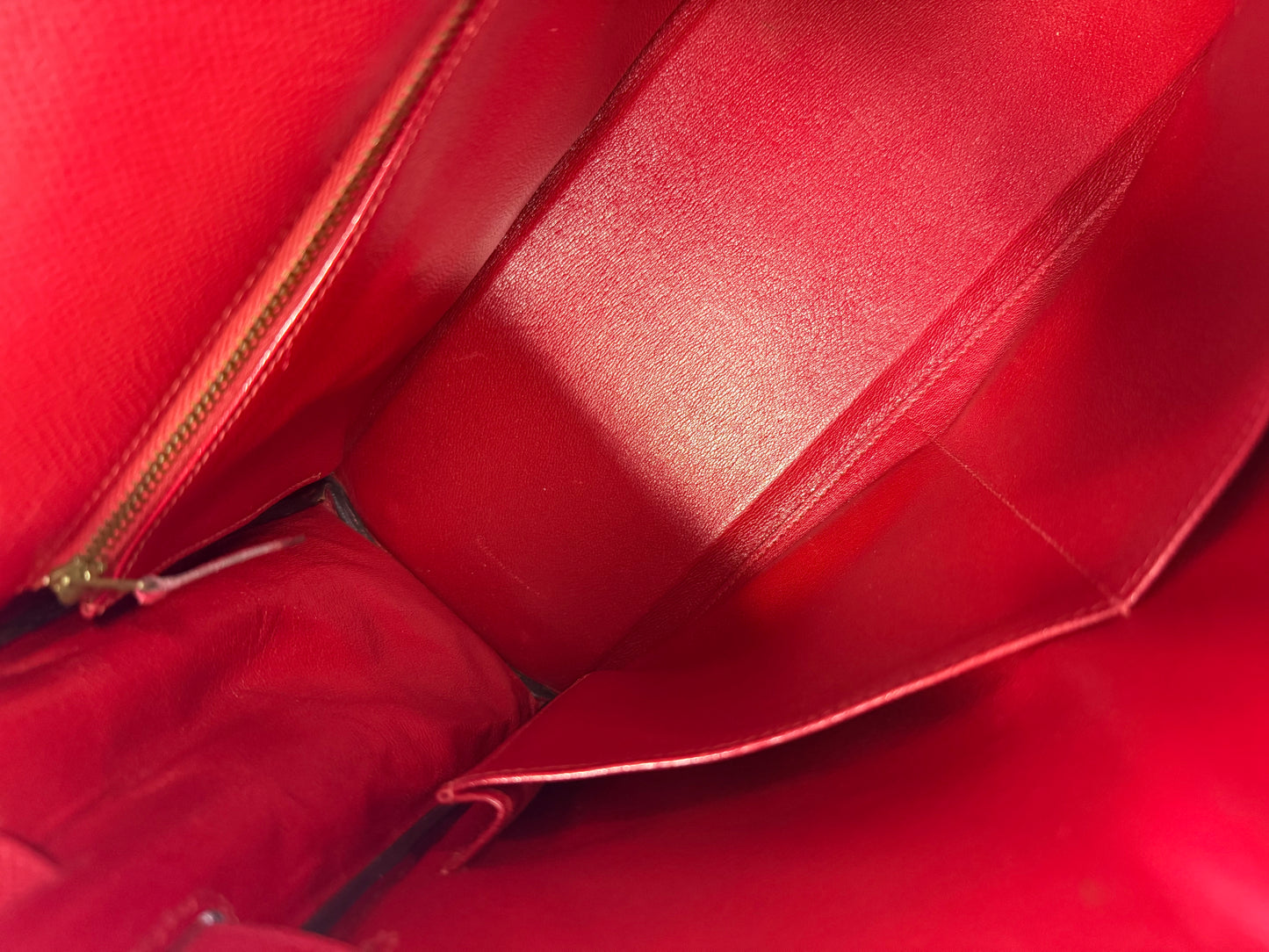 Hermès Kelly 32 Retourne in Rouge H – 1990