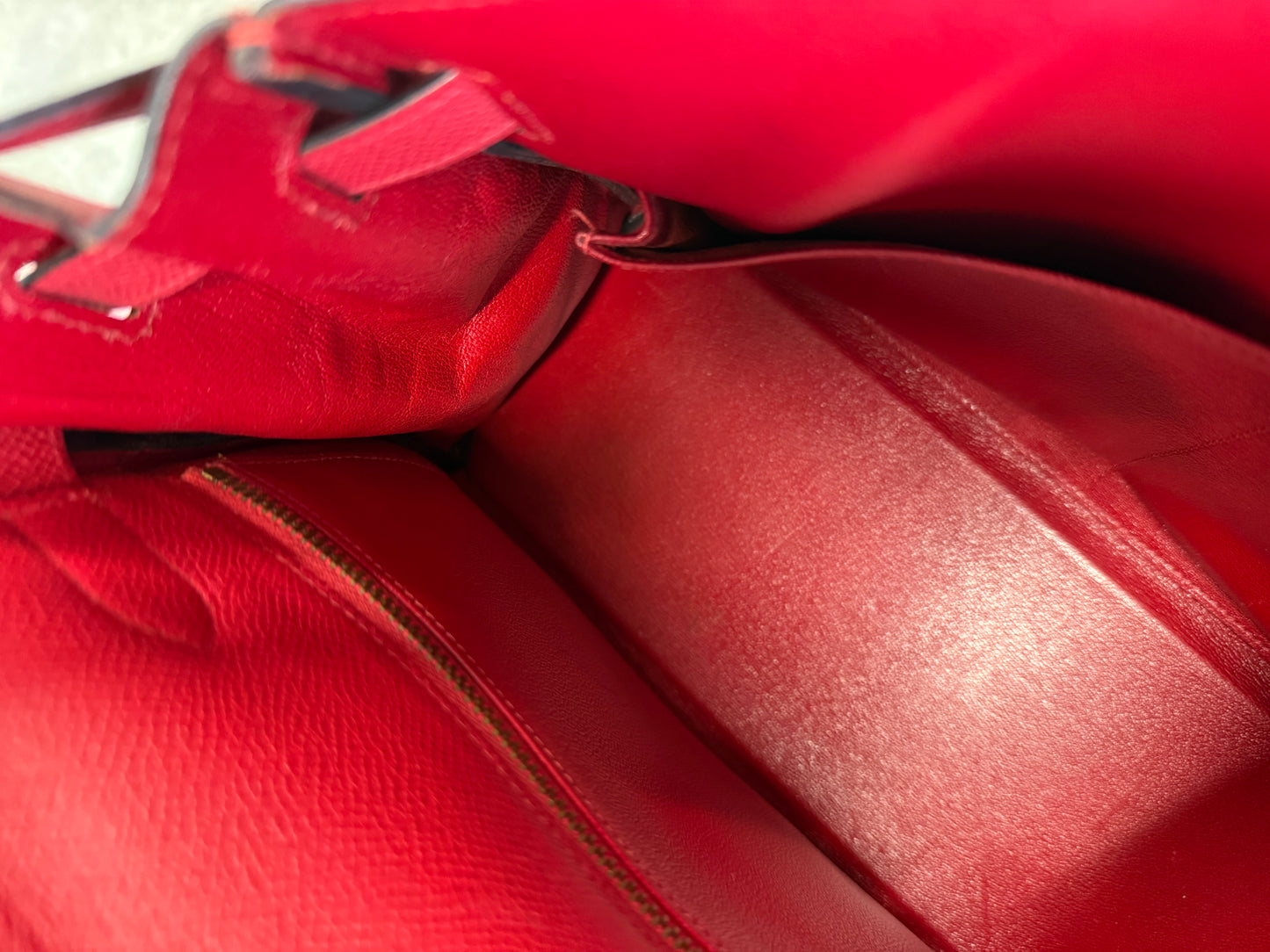 Hermès Kelly 32 Retourne in Rouge H – 1990