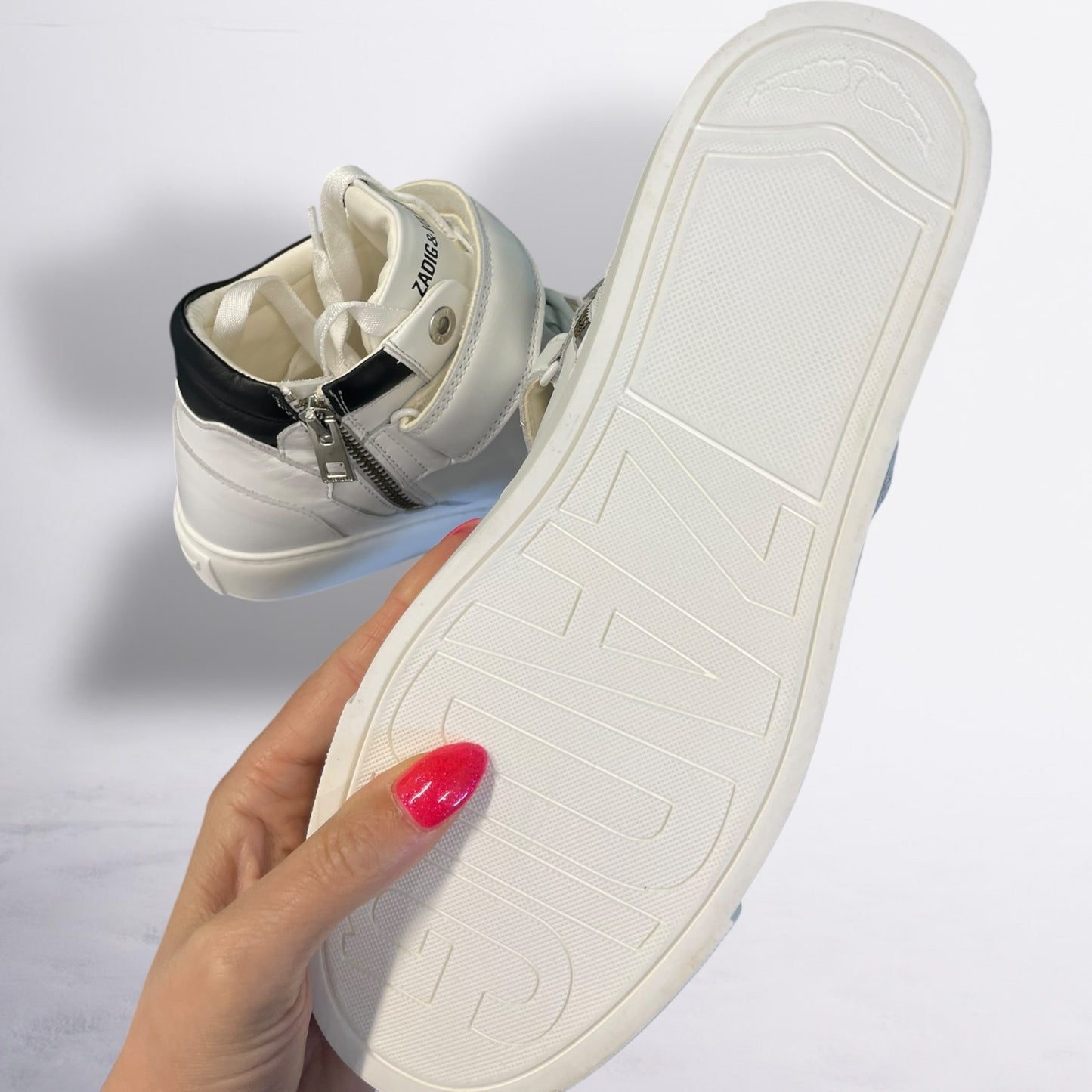 Zadig & Voltaire High-Top Trainers – UK 5