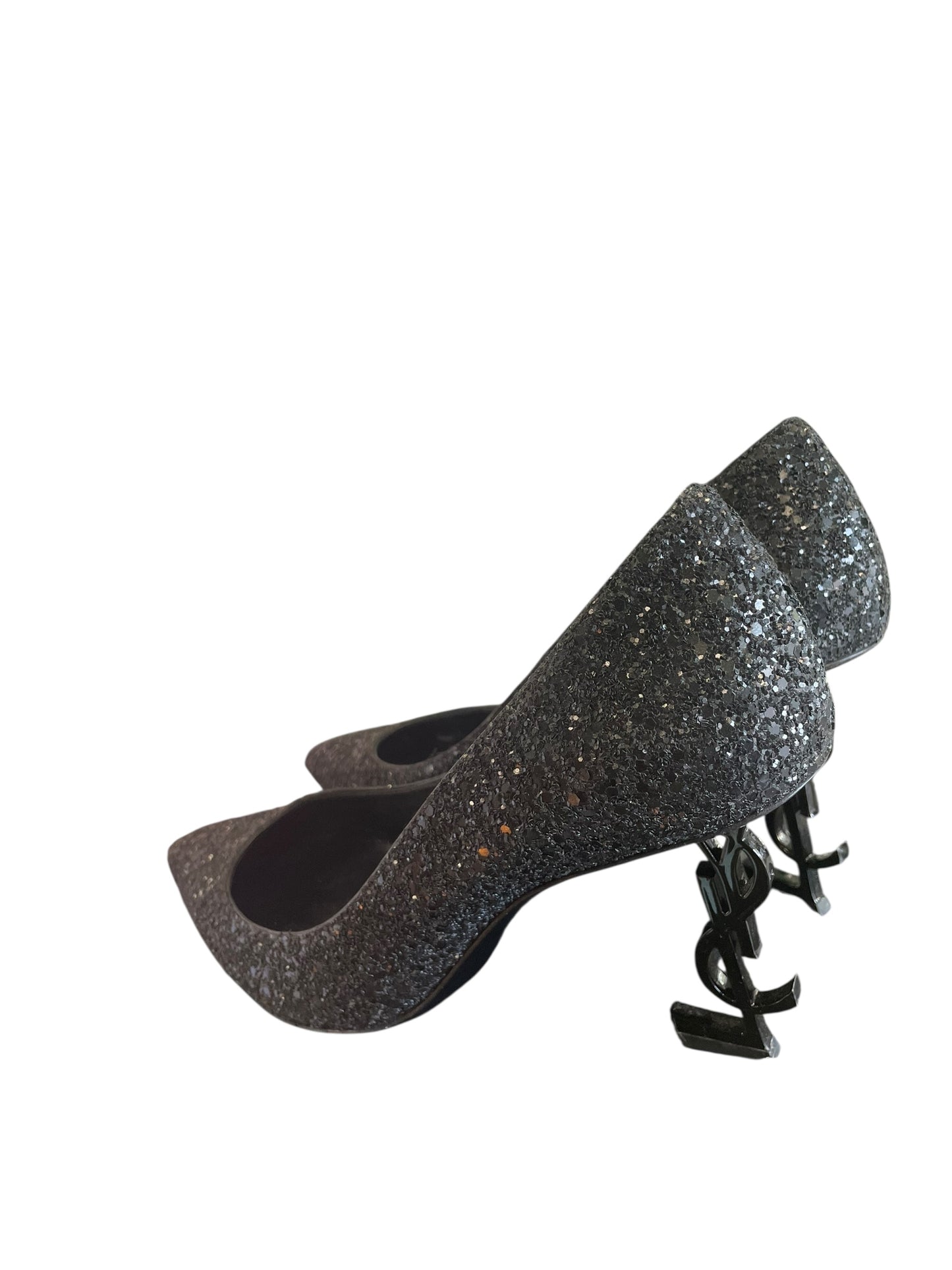 Saint Laurent Opyum Glitter Pumps – Size 39