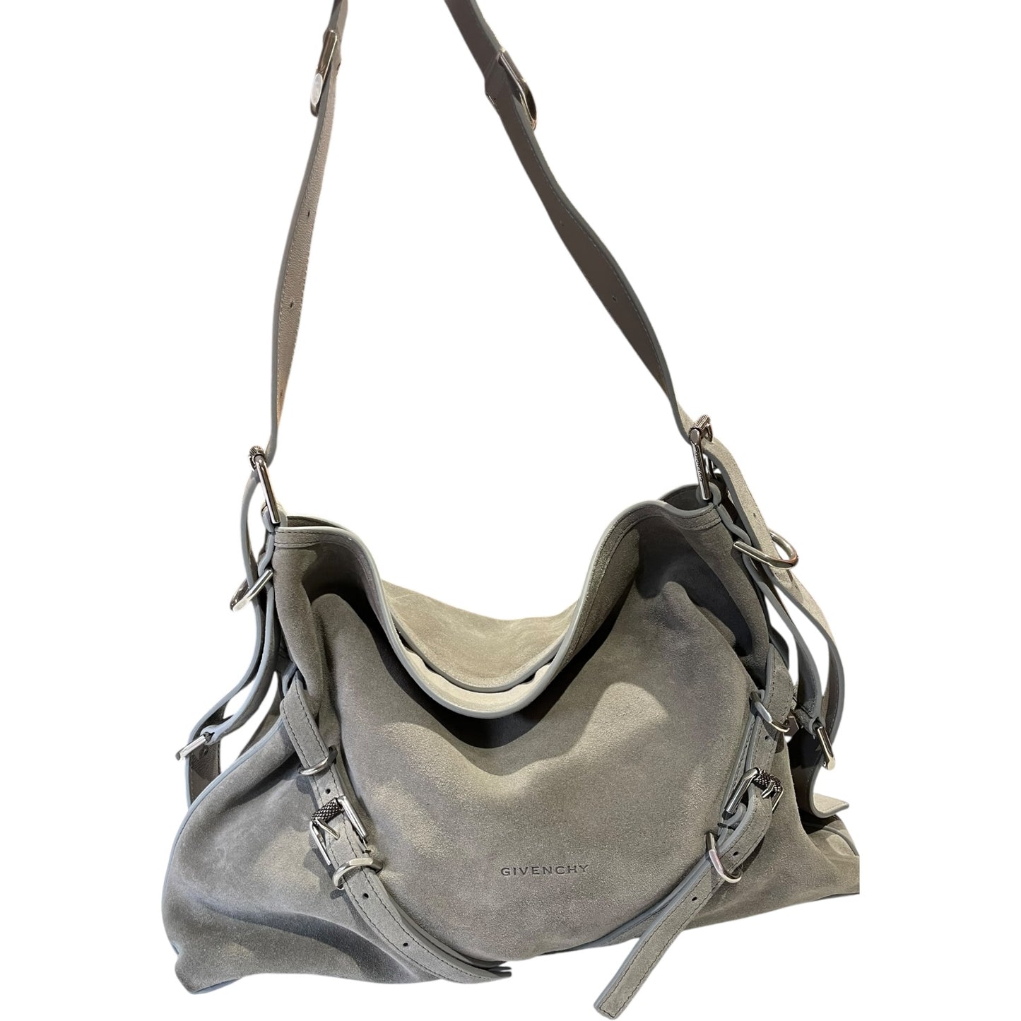 Givenchy Voyou Suede Hobo Bag