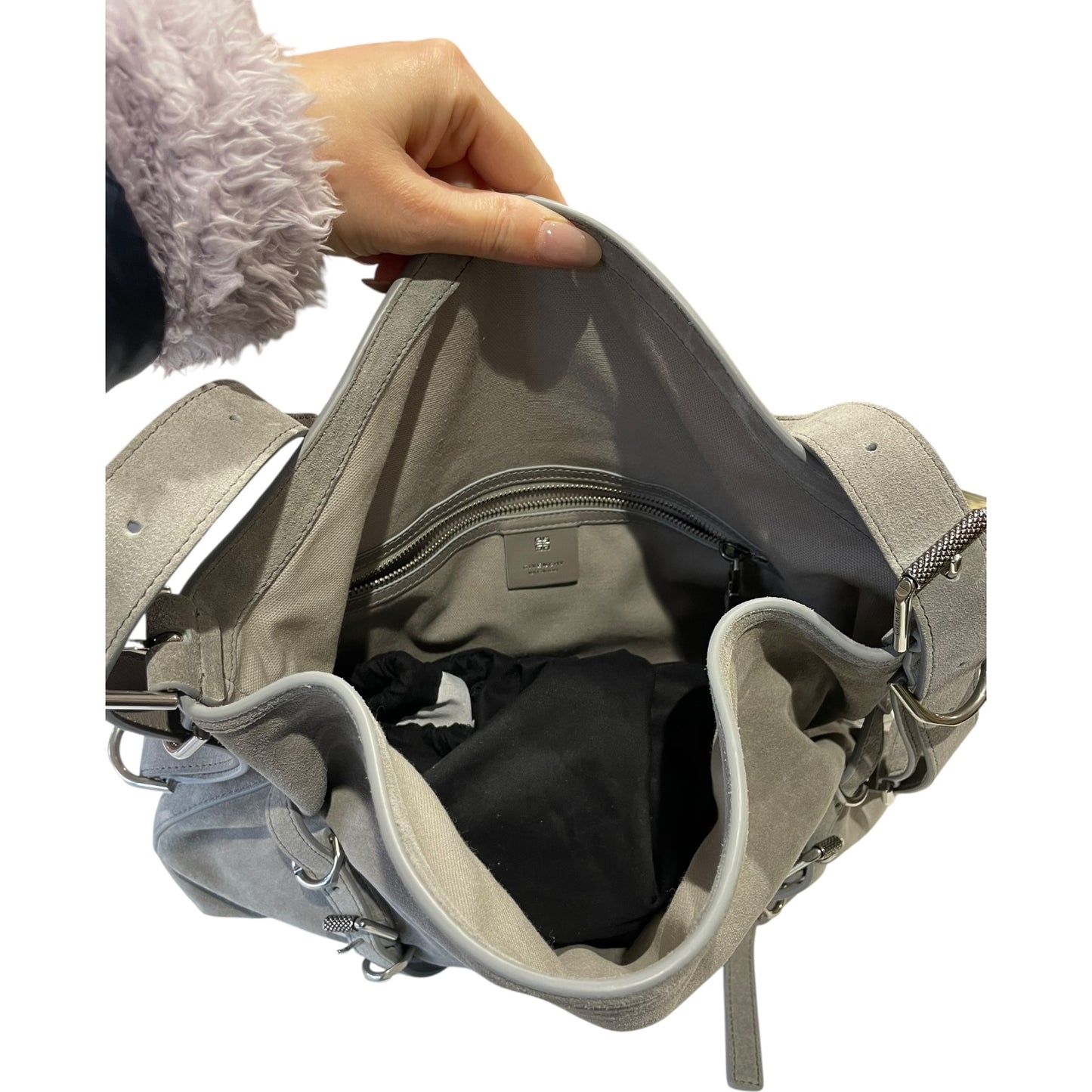 Givenchy Voyou Suede Hobo Bag