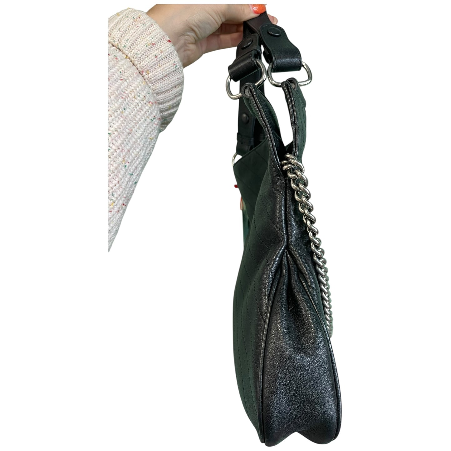 Gucci Blondie Tote in Black Quilted Leather