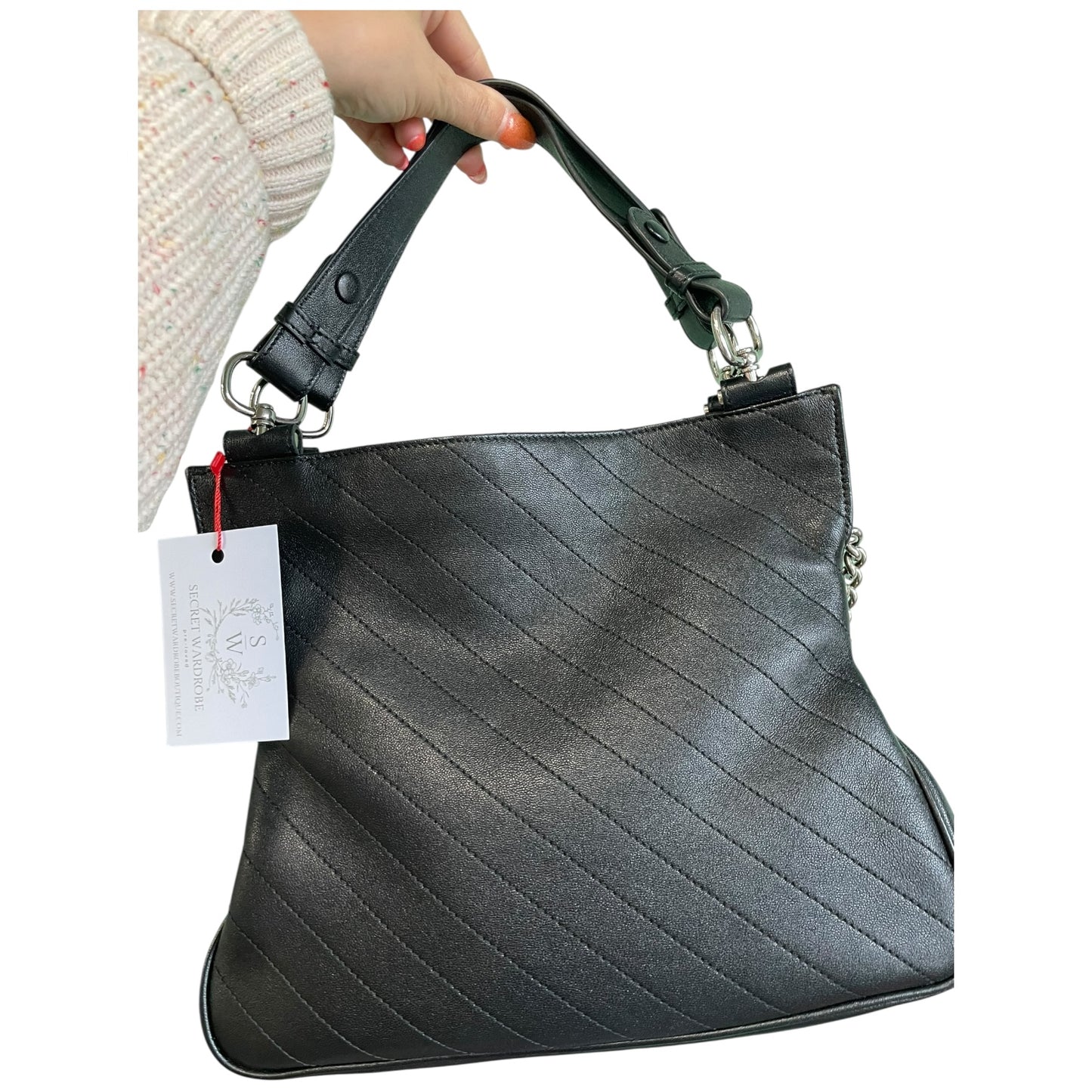 Gucci Blondie Tote in Black Quilted Leather